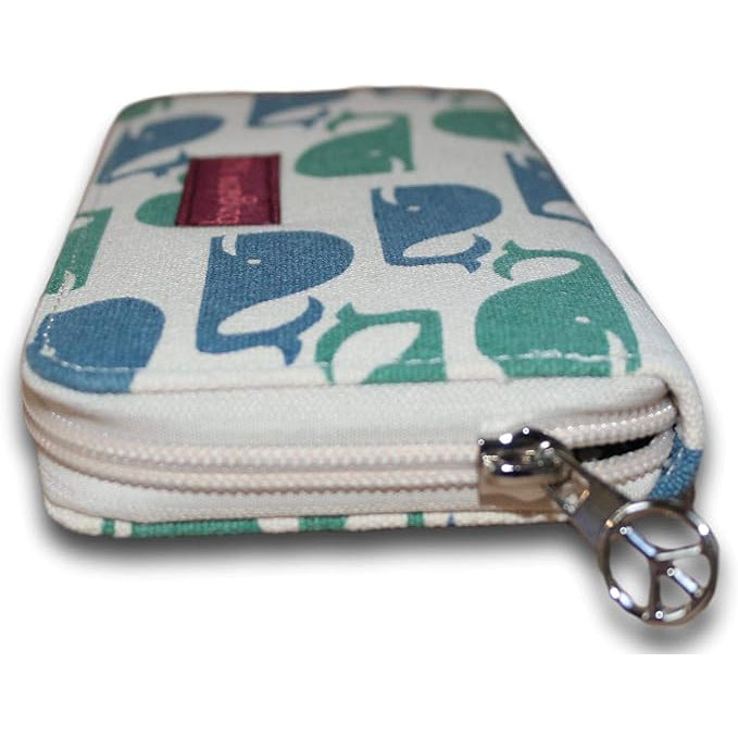 Bungalow 360 Zip Around Wallet whale