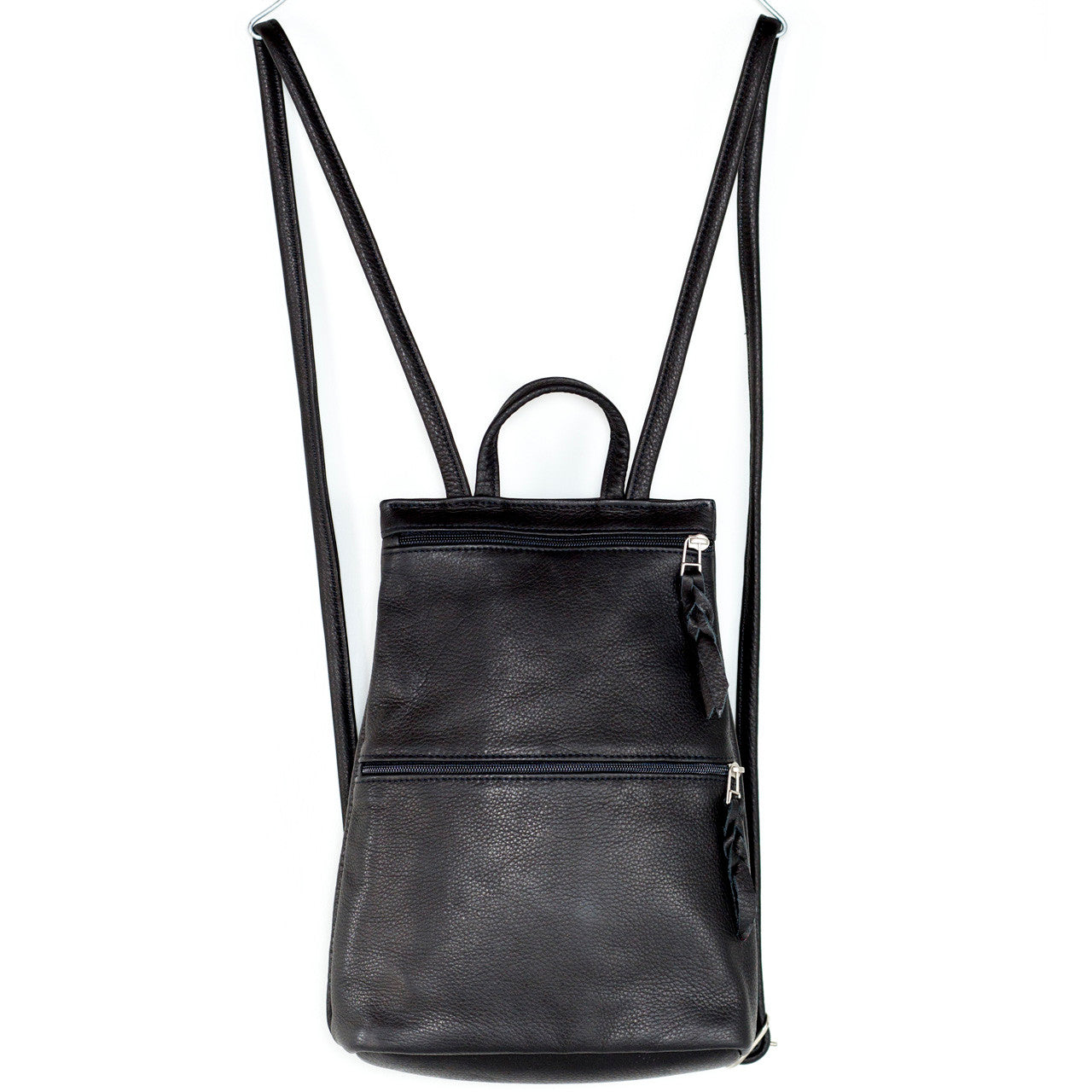 SVEN Style No. 326 Slim Backpack black leather