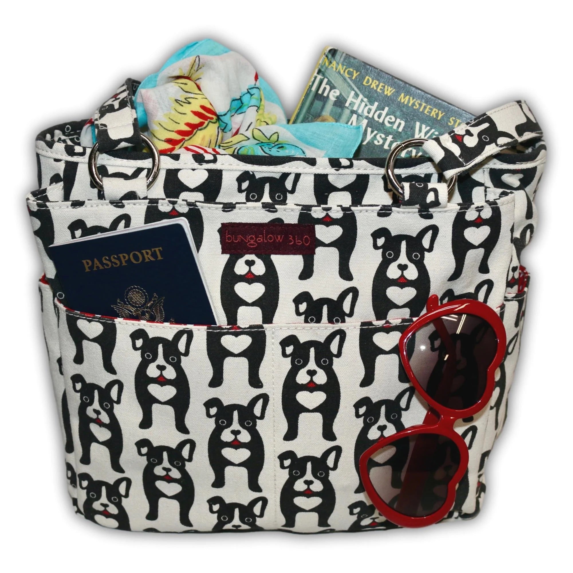 Bungalow 360 Pocket Bag black dog