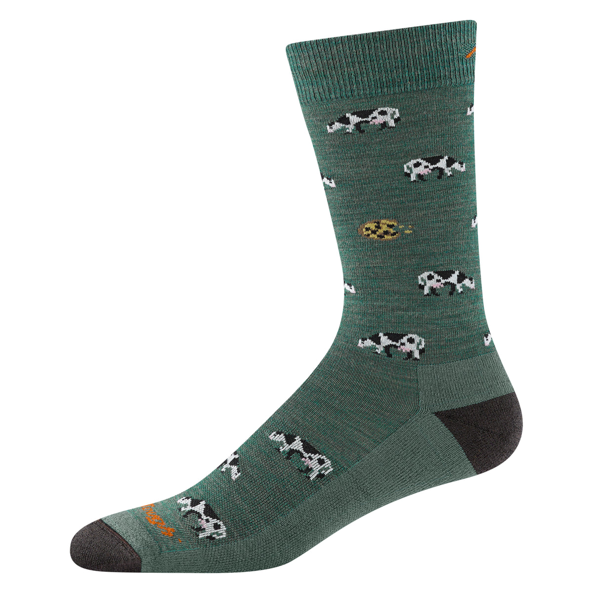 Darn Tough Men's Lifestyle Dairy Air Crew Lightweight with Cushion pasture