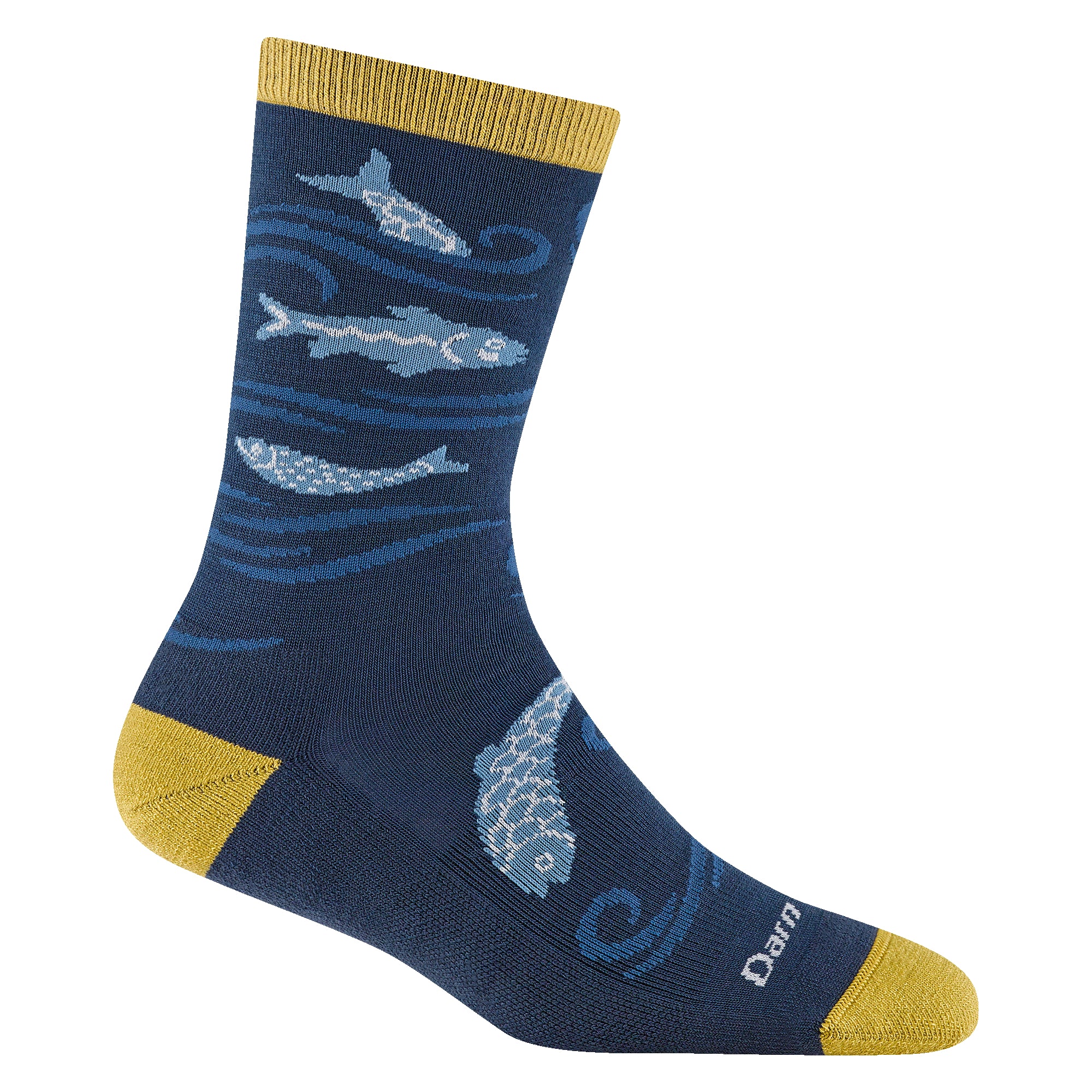 Darn Tough Women's Lifestyle Homer Crew Lightweight with Cushion deep water