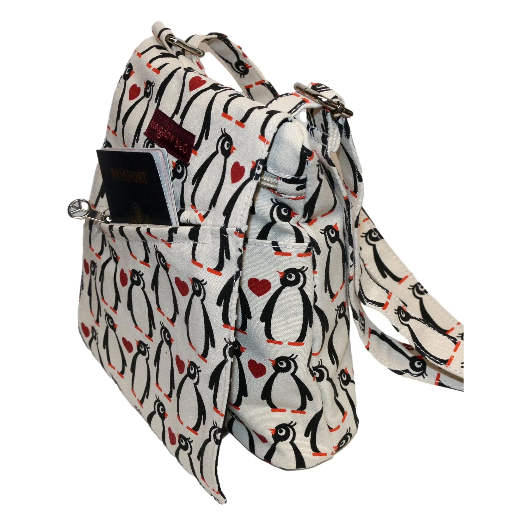 Bungalow 360 Small Messenger Bag penguin