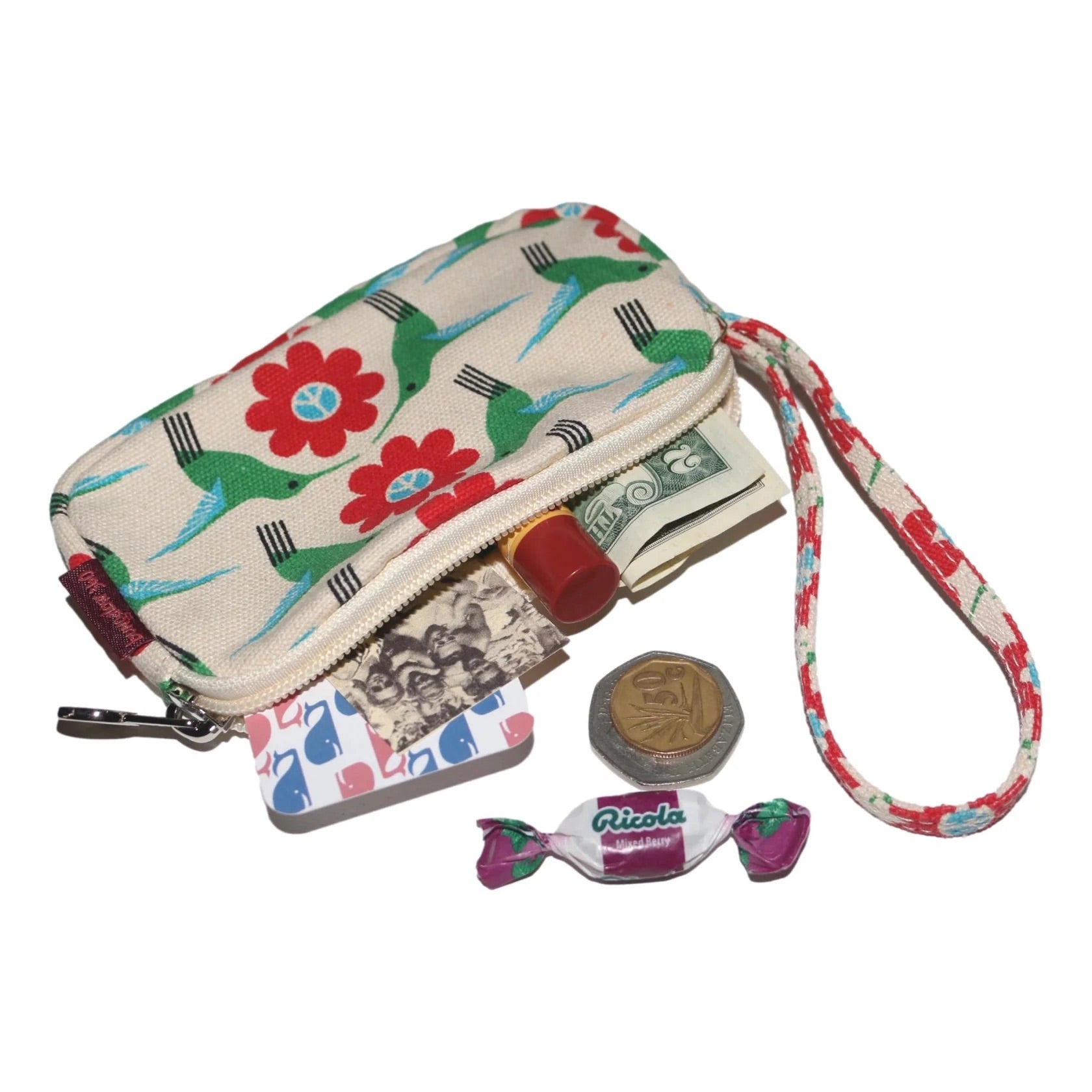 Bungalow 360 Clutch Coin Purse hummingbird