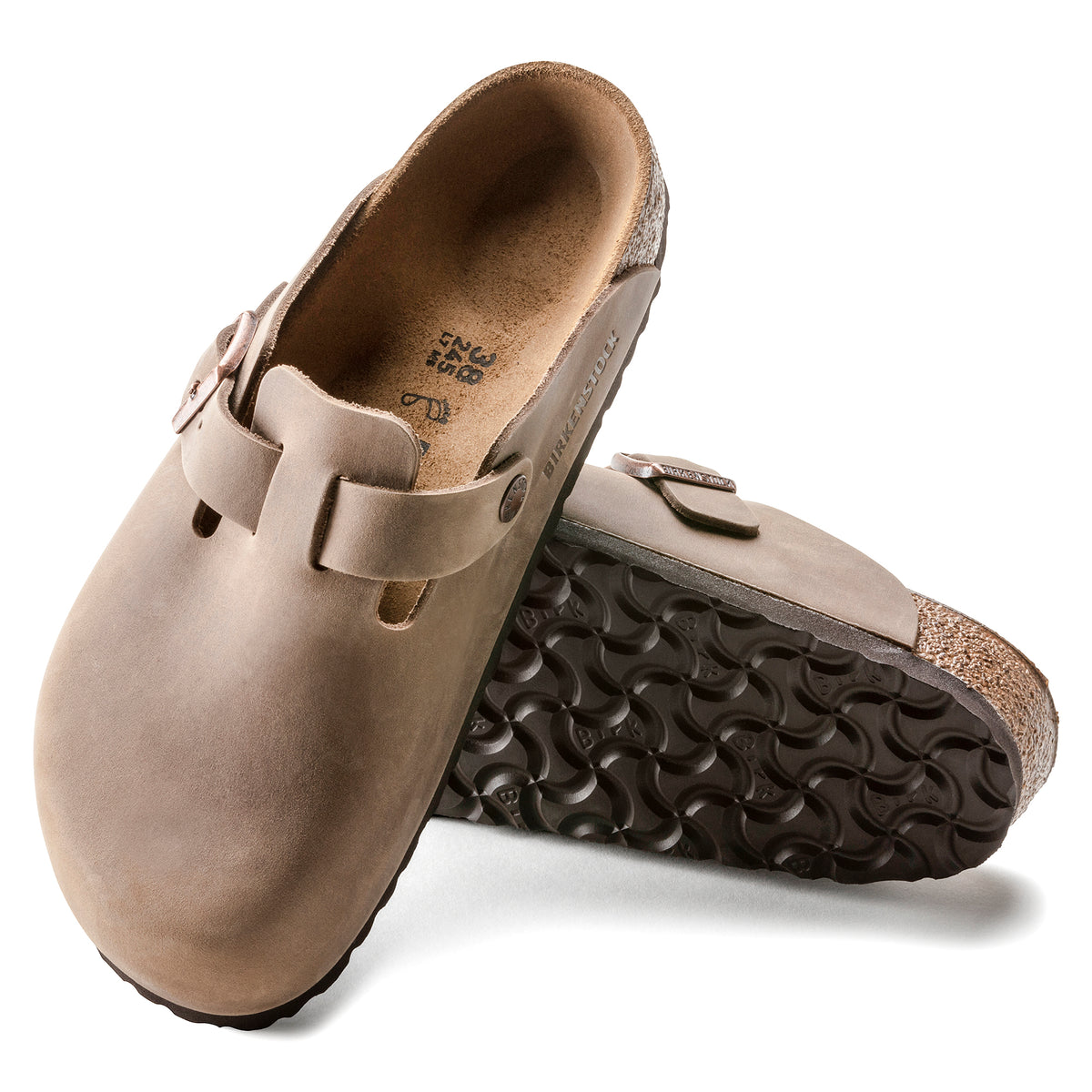 Birkenstock Boston tobacco oiled leather