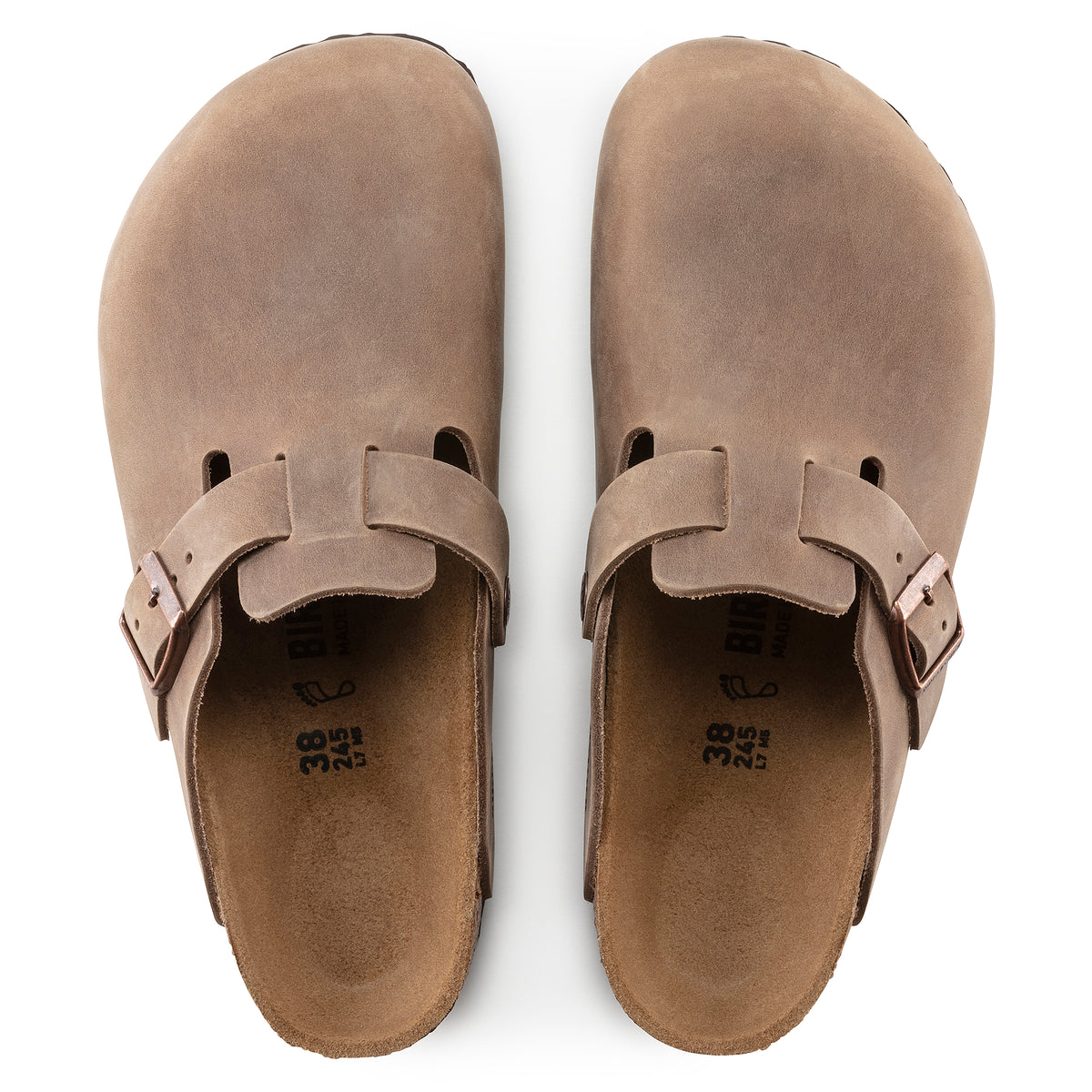 Birkenstock Boston tobacco oiled leather