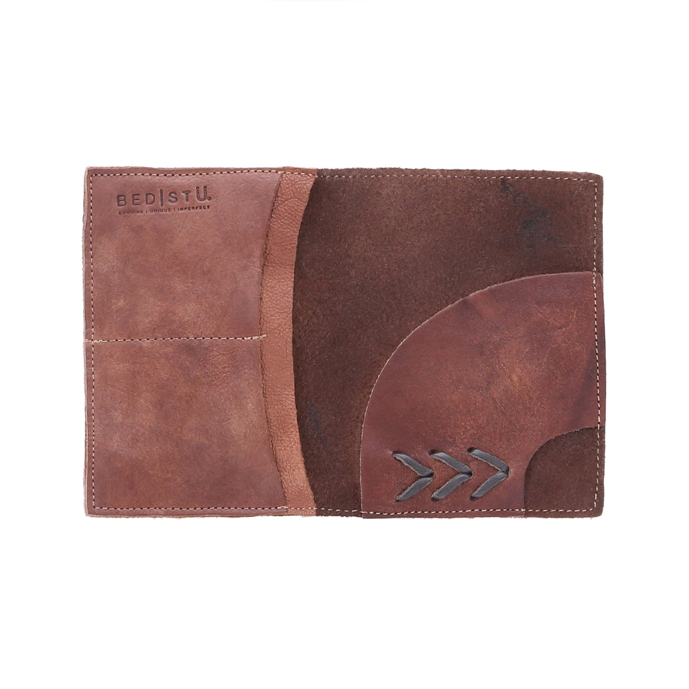 BED STU Stardust Passport Wallet teak black driftwood