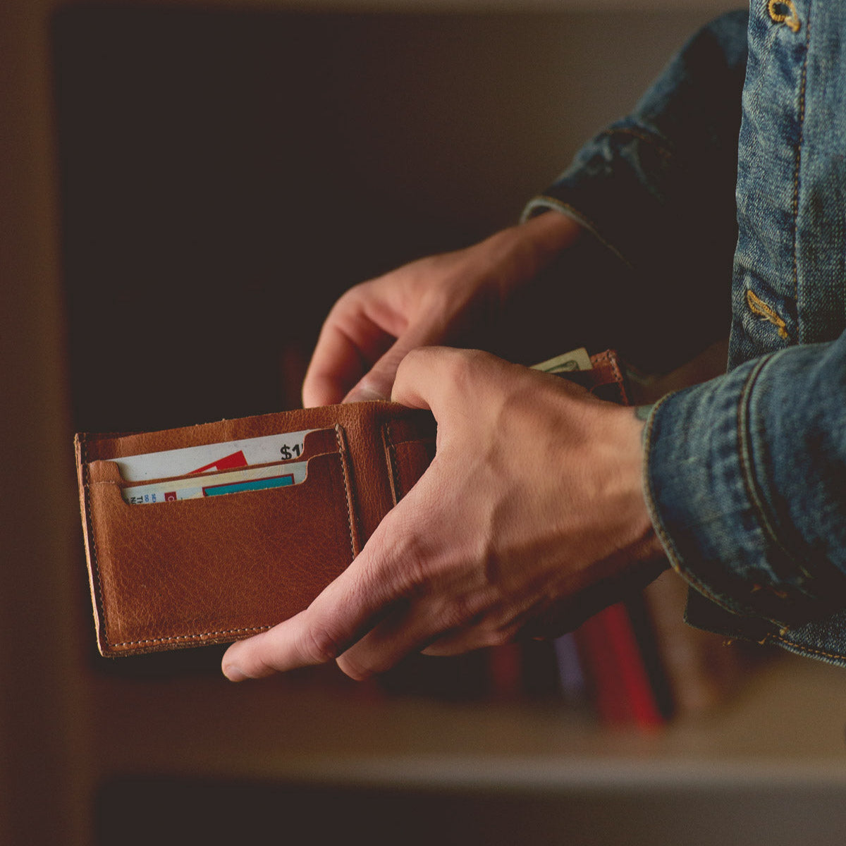 BED STU Amidala Wallet tan rustic