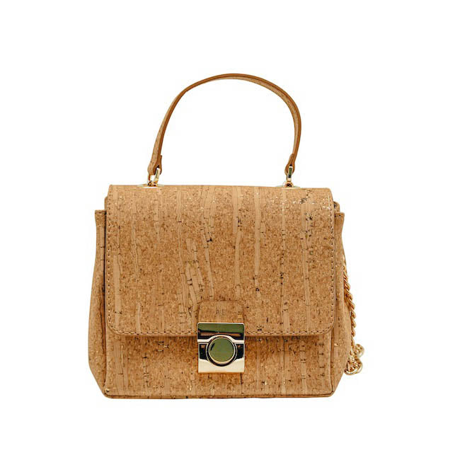 Bent&Bree Samara Convertible Mini Cork Bag natural/gold