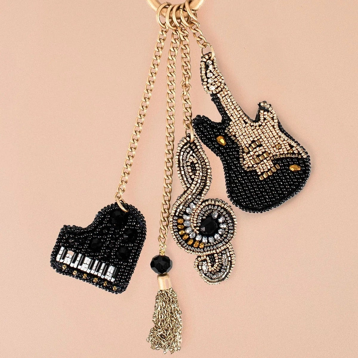 Mary Frances Sound Wave Bag Charm