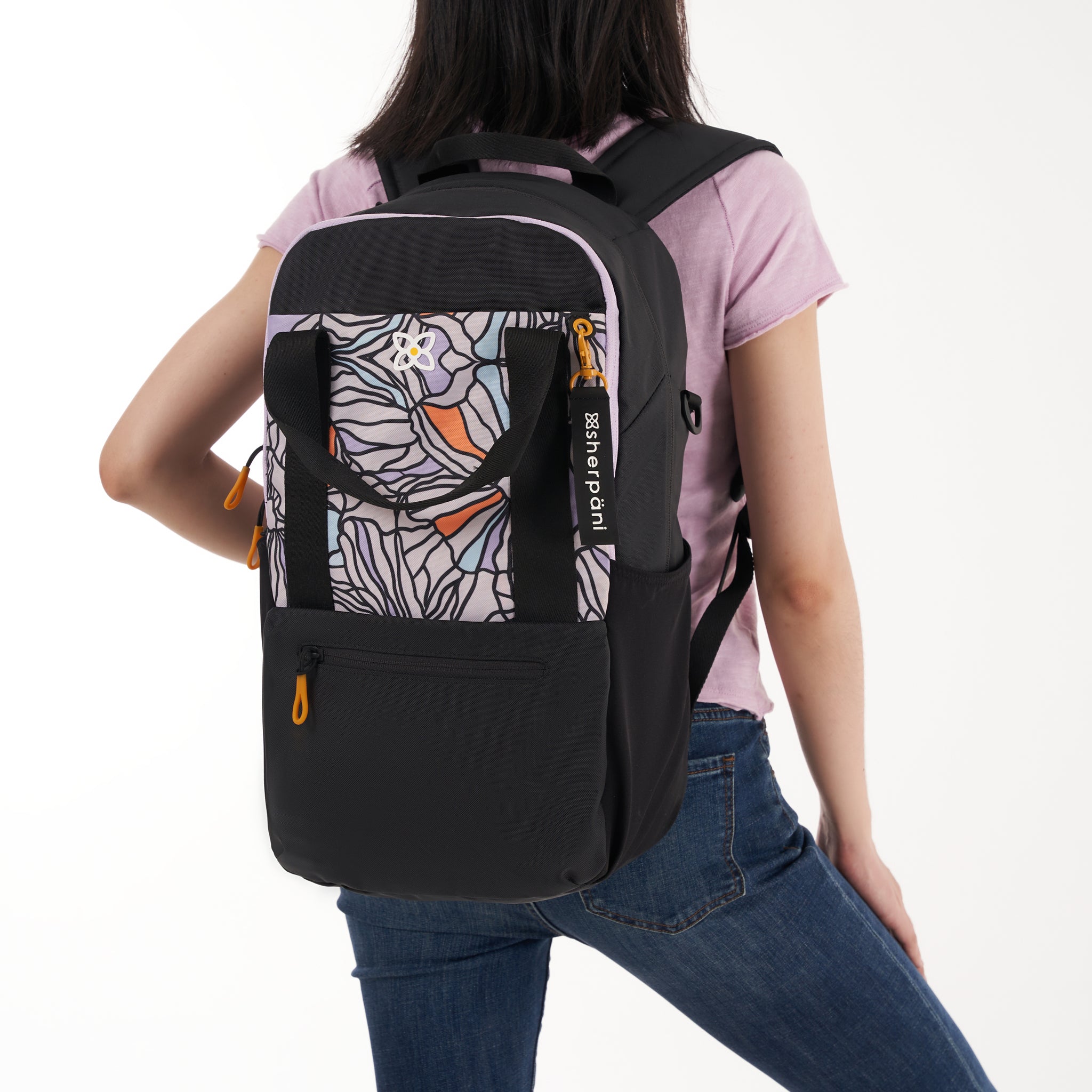 Sherpani Camden Convertible Backpack bloom