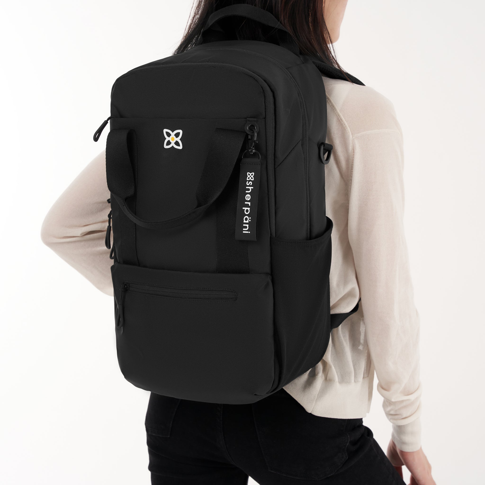 Sherpani Camden Convertible Backpack raven