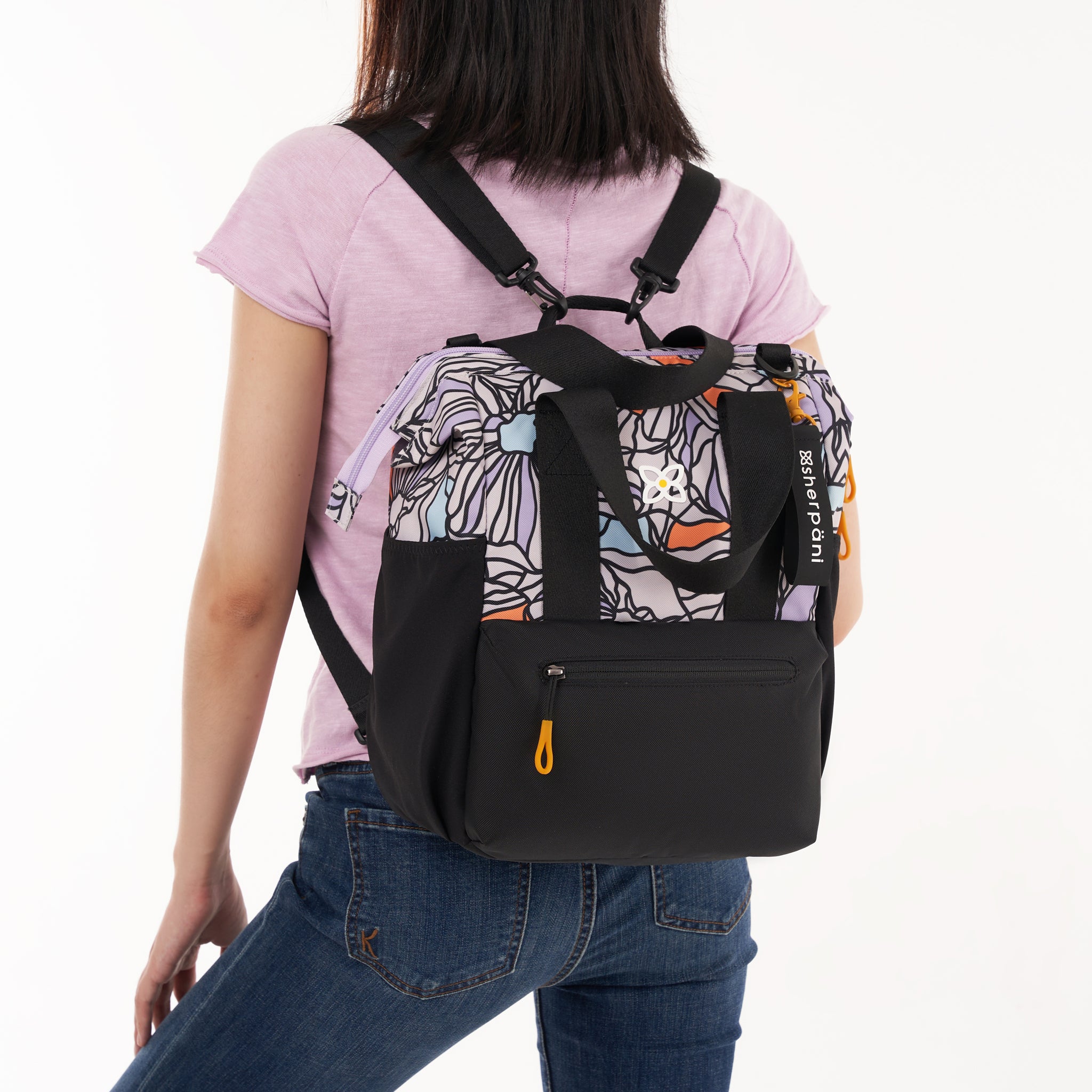 Sherpani Dispatch Convertible Tote Bag/Backpack bloom