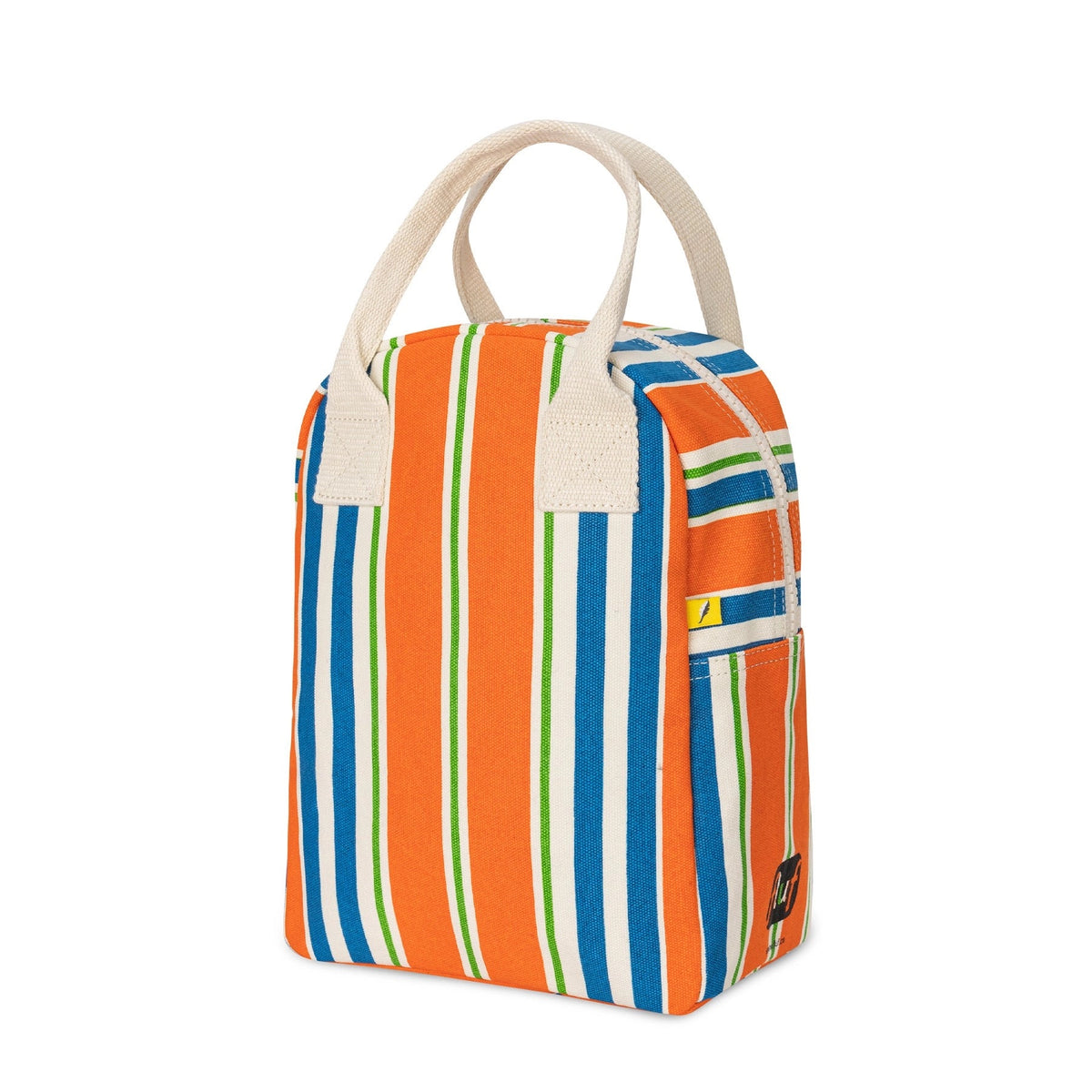 Fluf Zipper Lunch varsity stripe