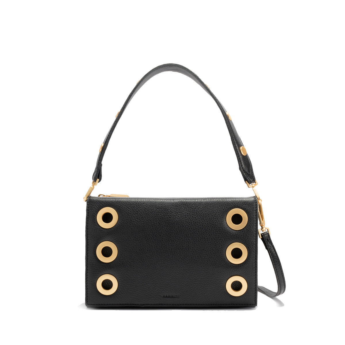 Hammitt Montana Clutch Sml black/brushed gold