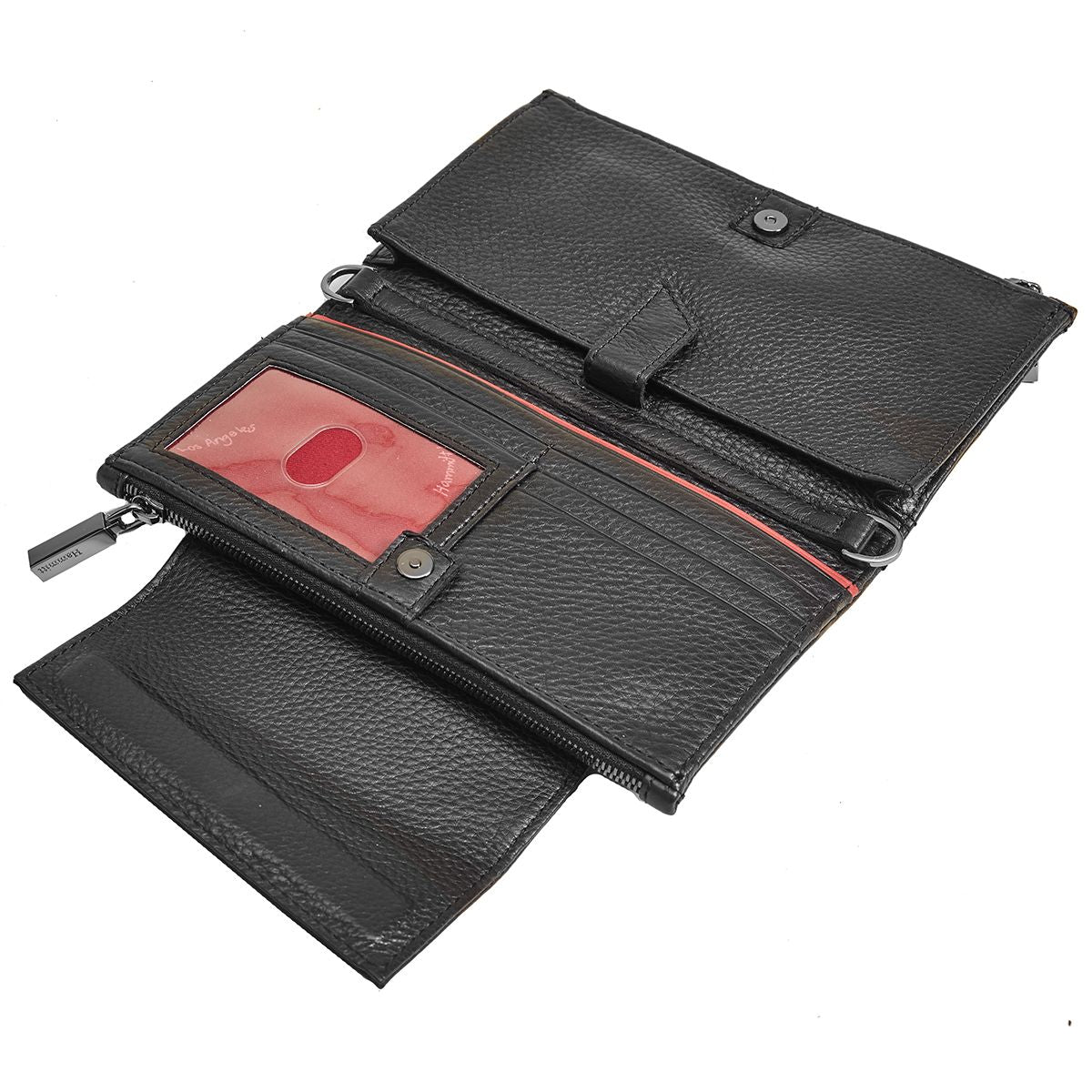 Hammitt Levy Wallet black/gunmetal
