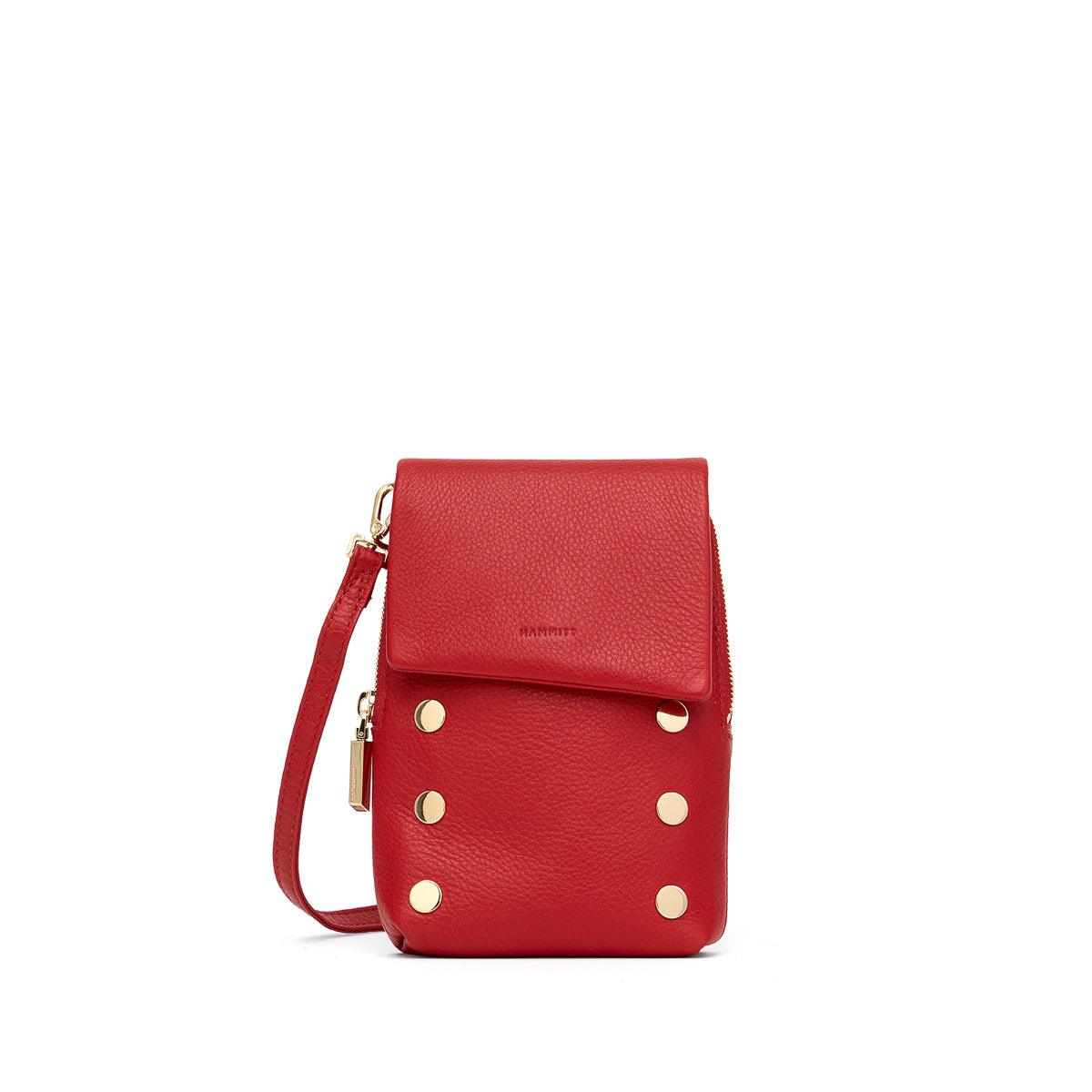 Hammitt VIP Mobile Phone Bag chili red/gold