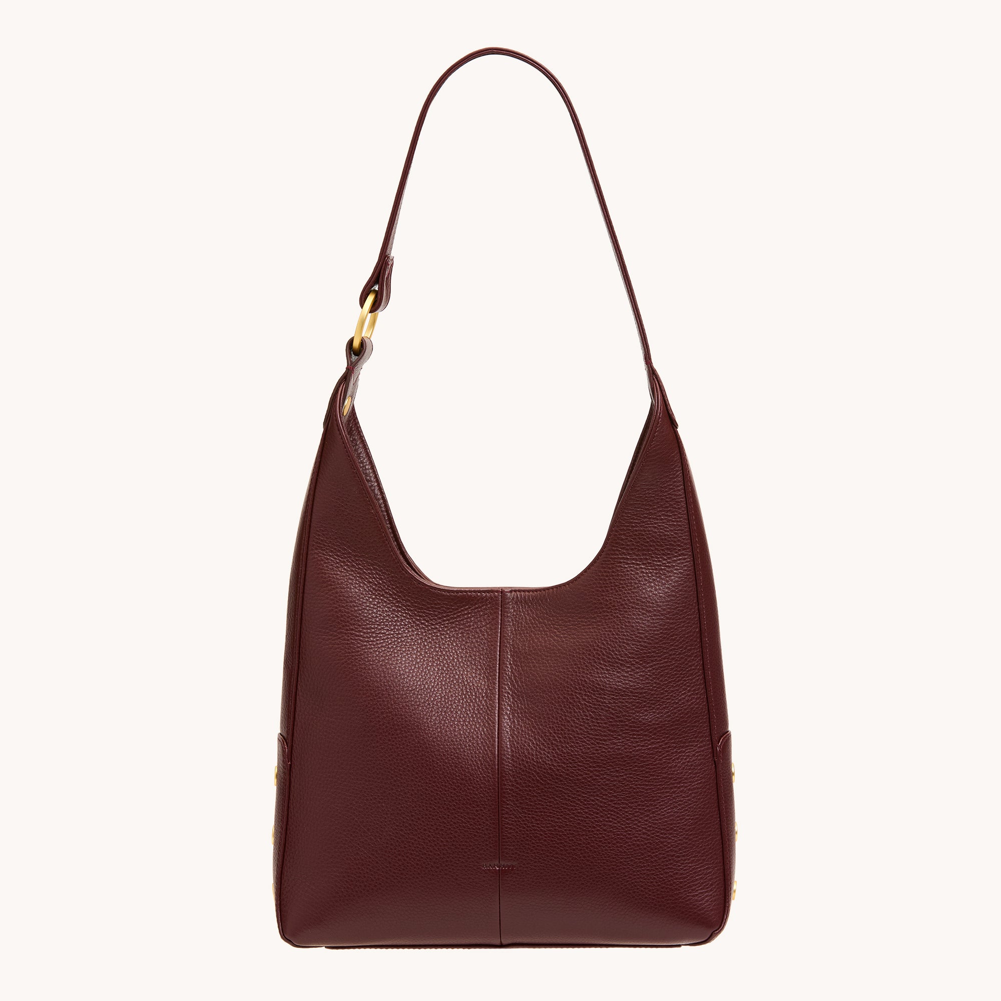 Hammitt Tim Med Shoulder Bag cherrywood pebble/brushed gold