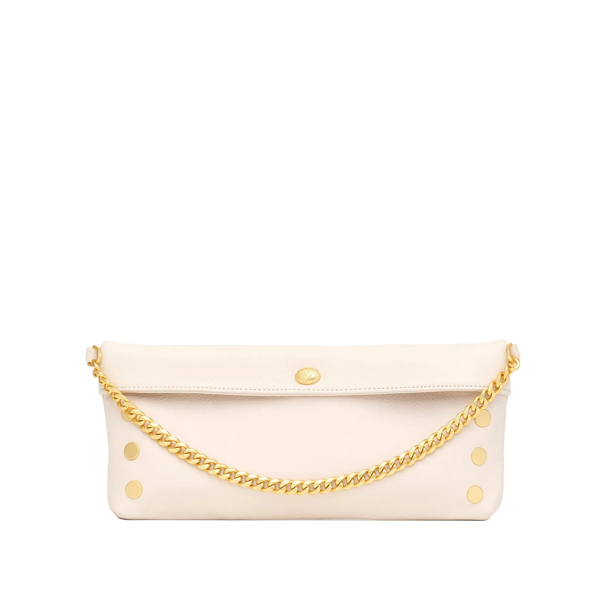 Hammitt Invitation Clutch calla lily white/brushed gold
