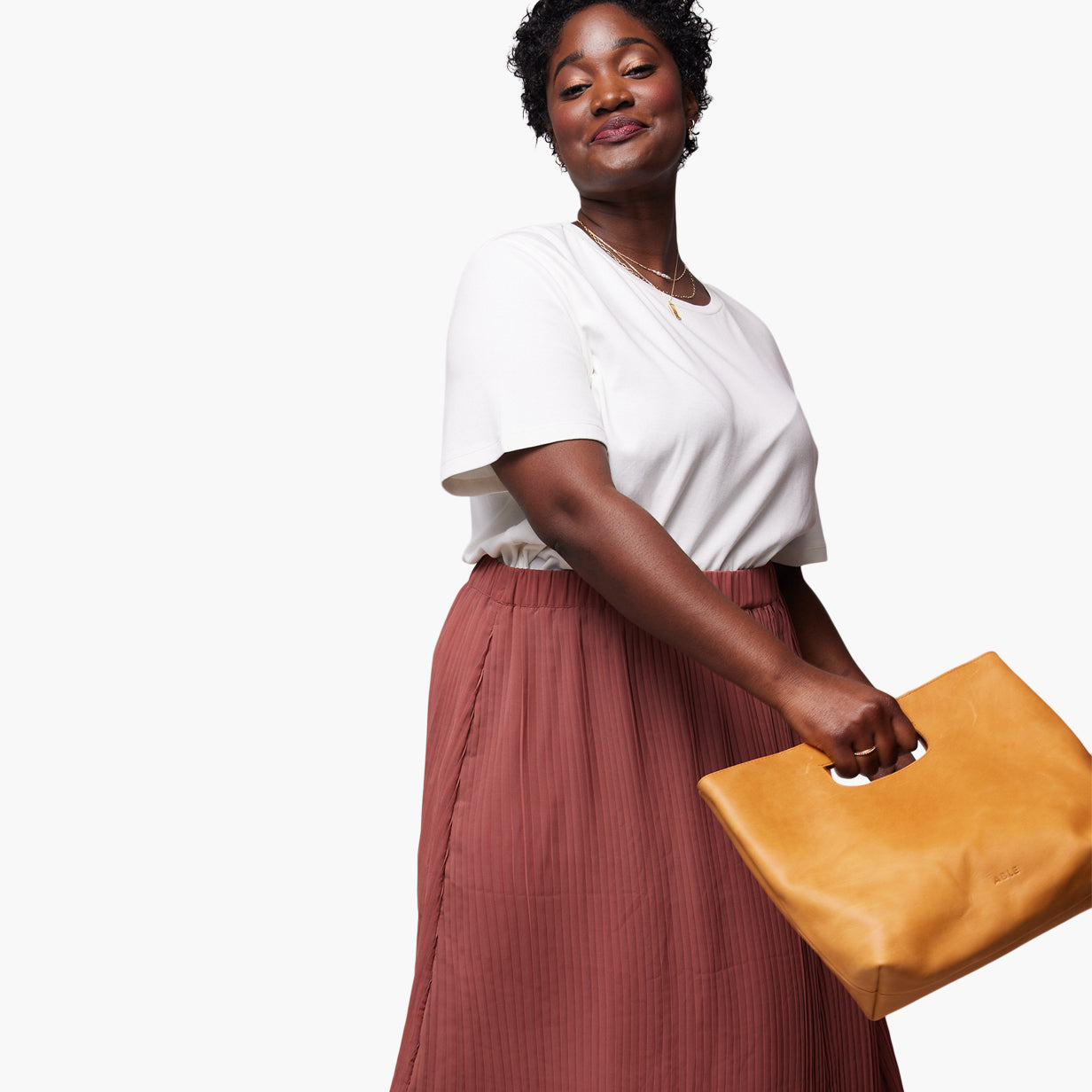 ABLE Hana Handbag cognac