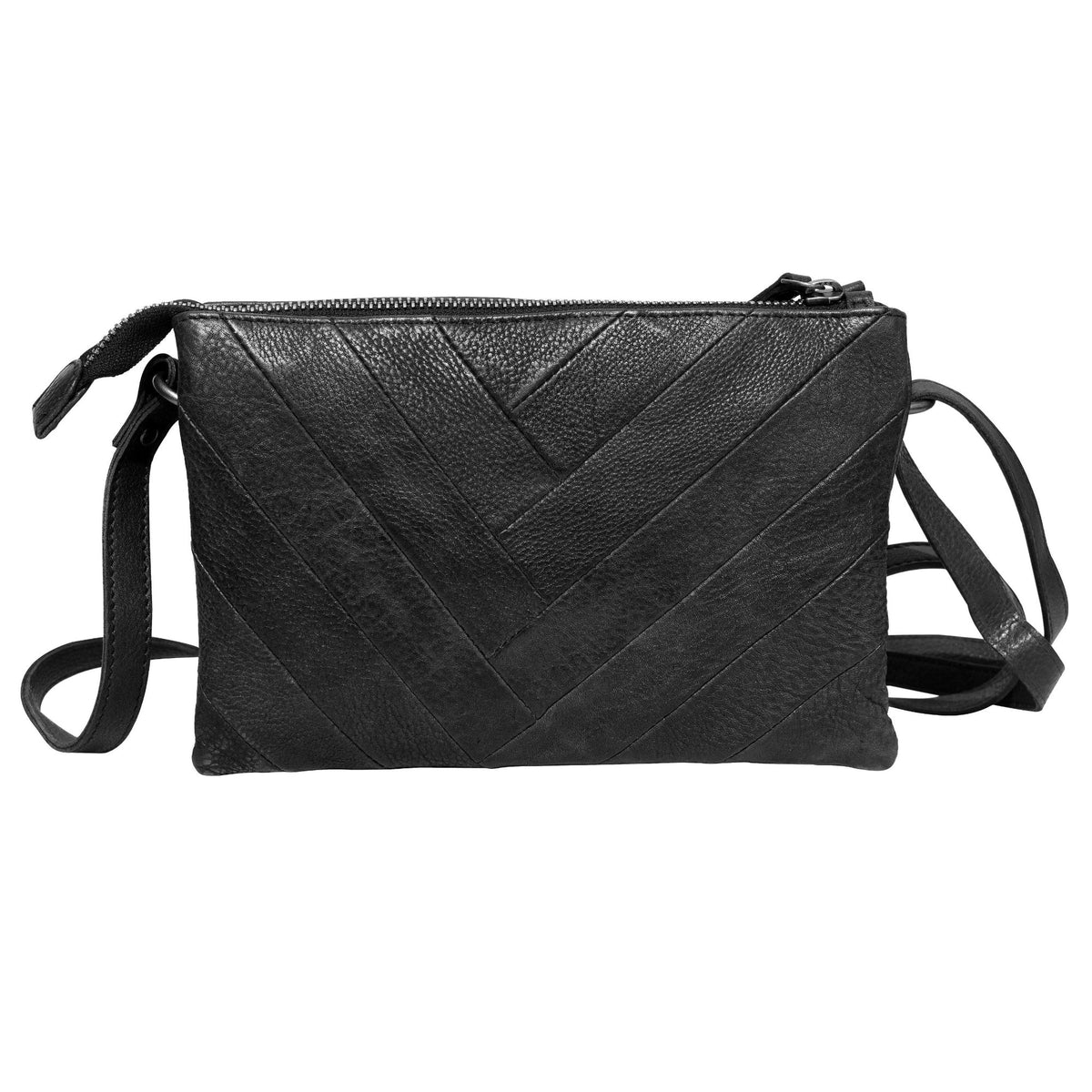 Latico Sunny Crossbody black leather
