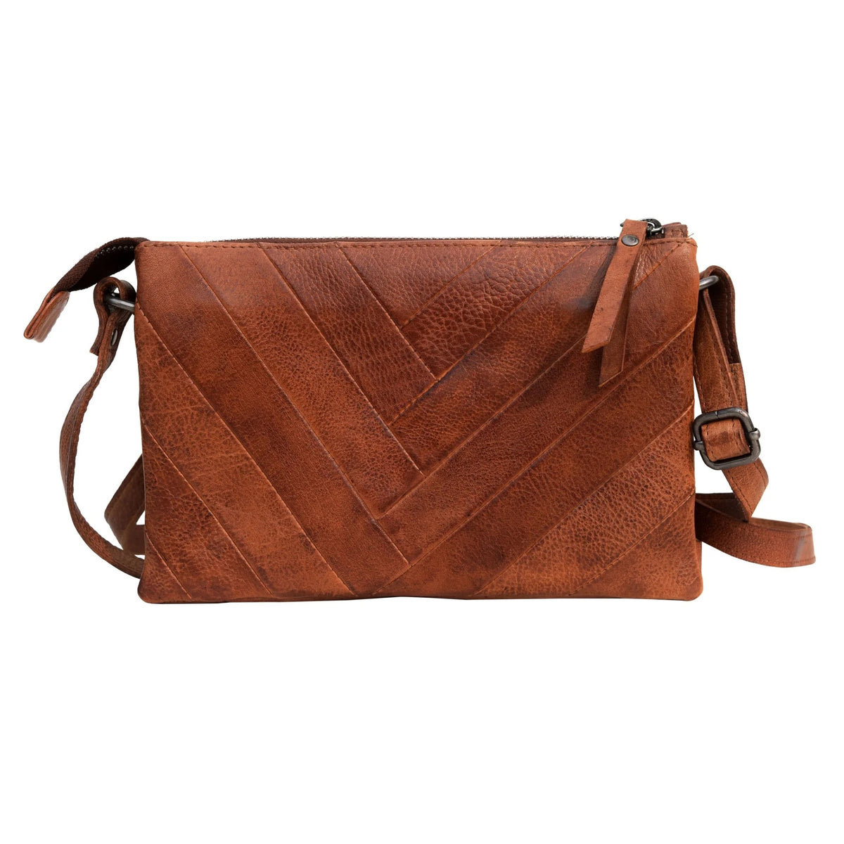 Latico Sunny Crossbody cognac leather