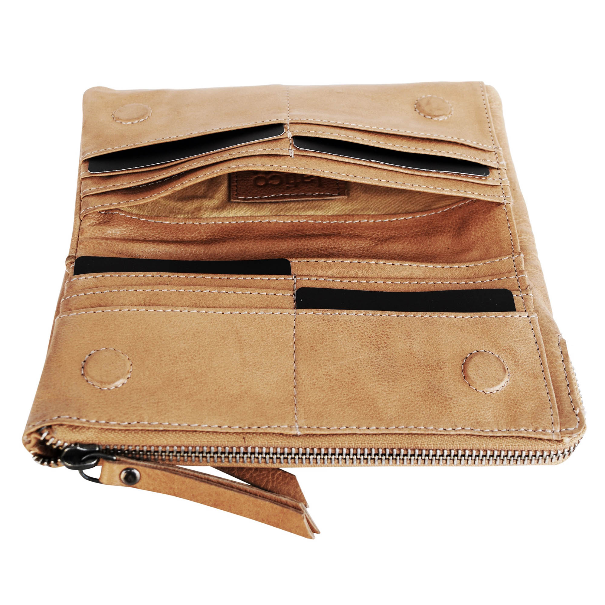 Latico Andi Wallet eggplant leather