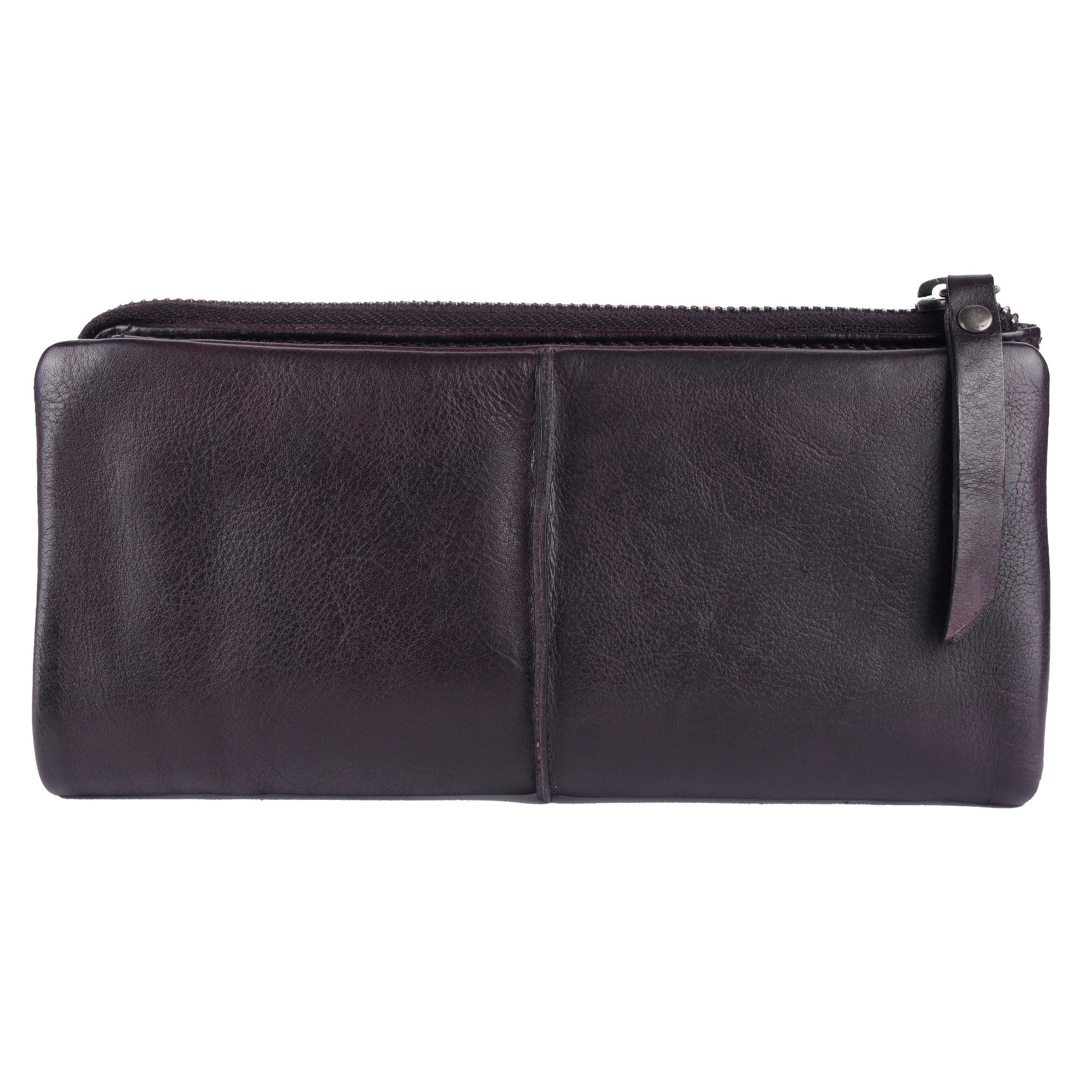 Latico Andi Wallet eggplant leather
