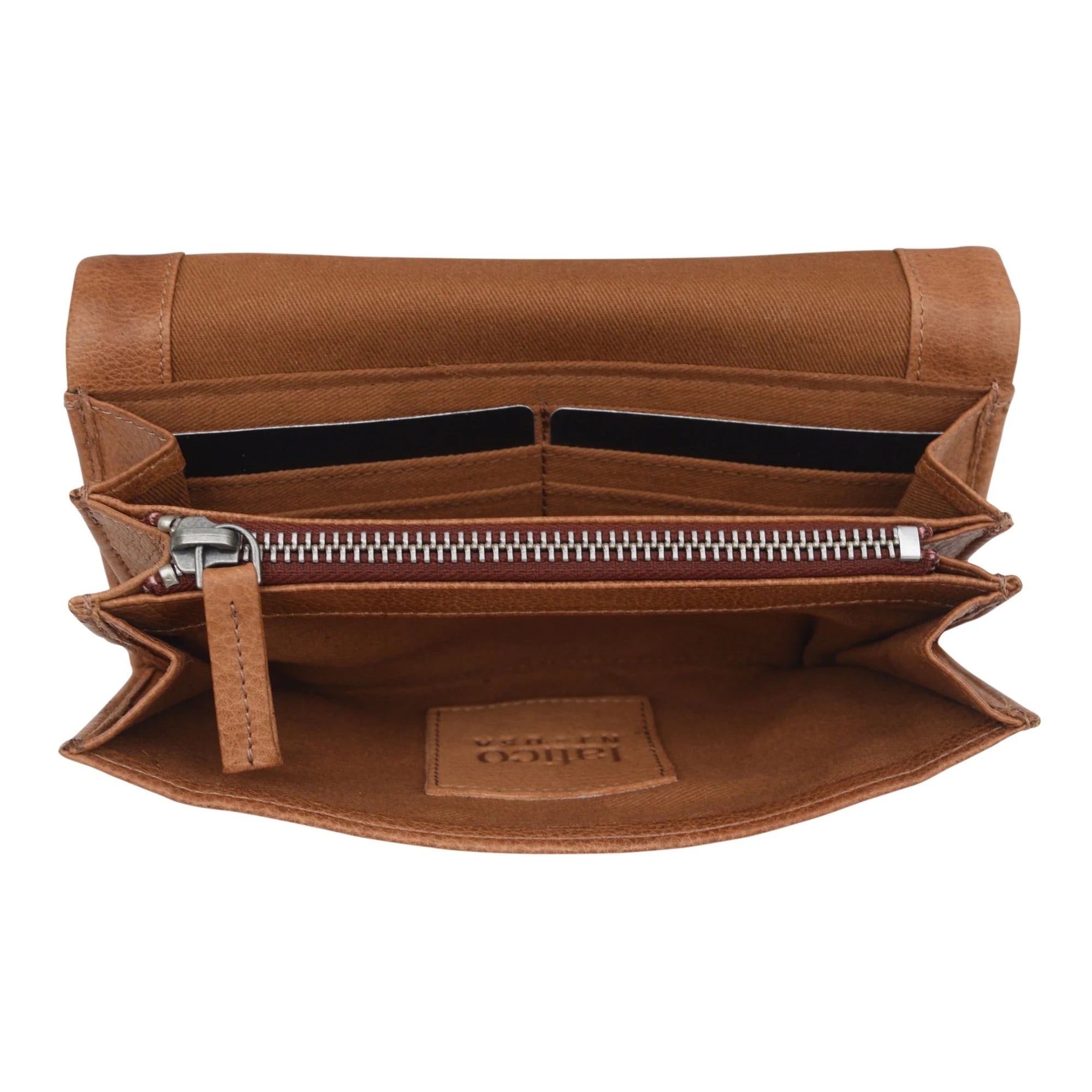 Latico Eloise Wallet cognac leather