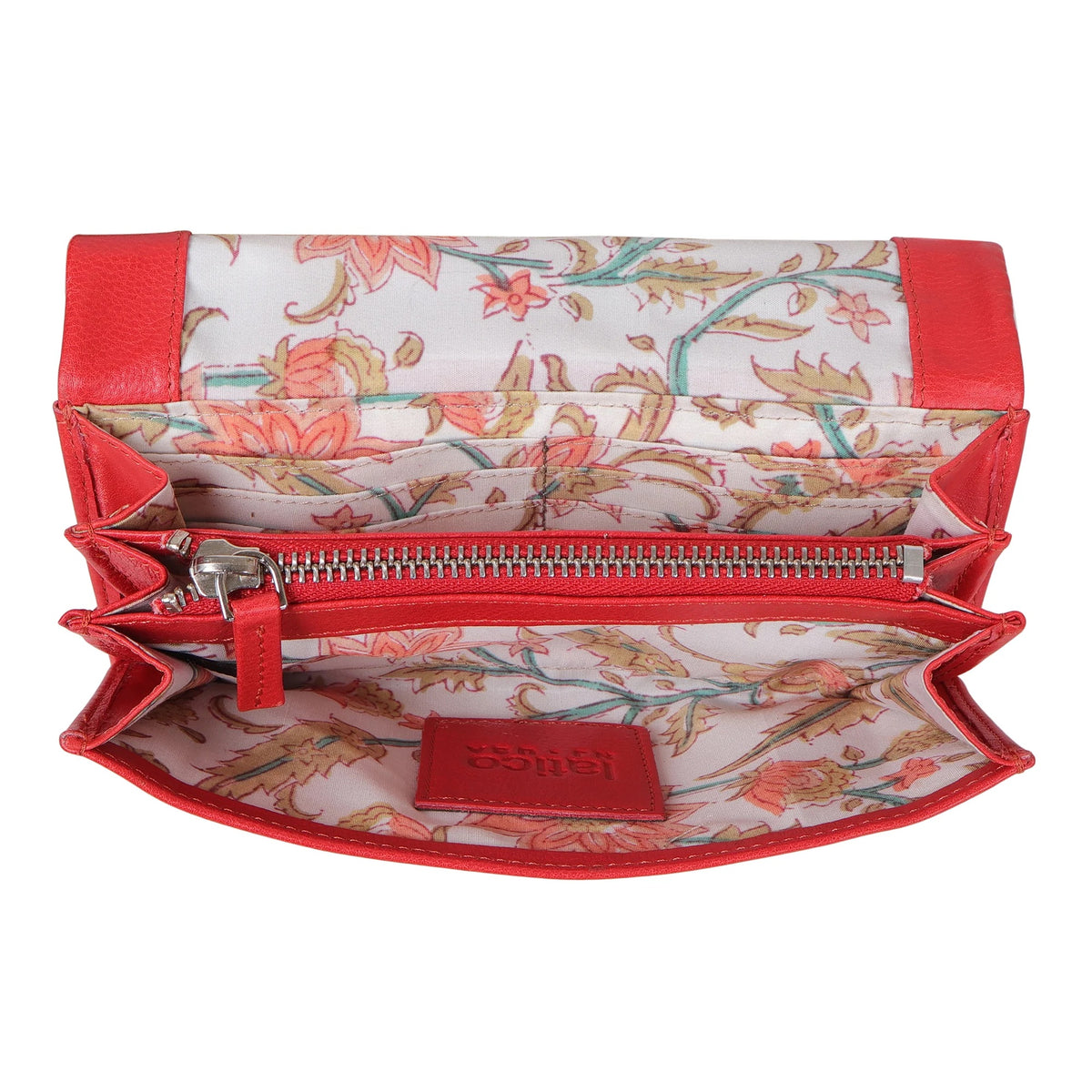Latico Eloise Wallet red leather
