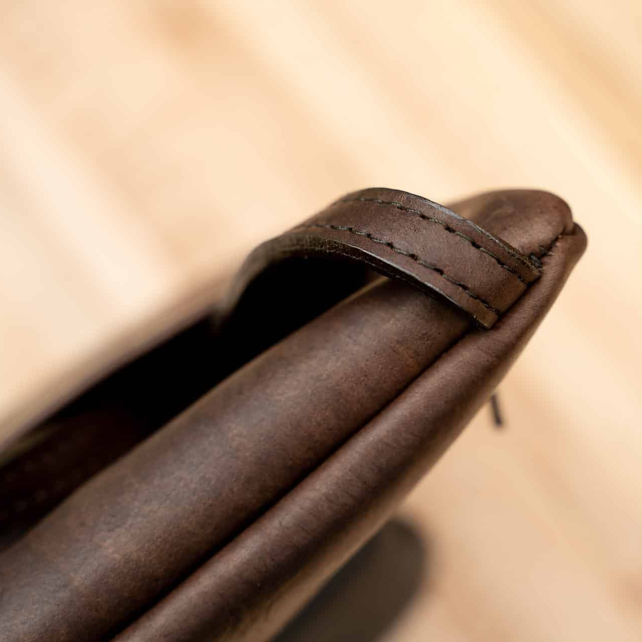 Buffalo Billfold Company Travel Purse brown leather