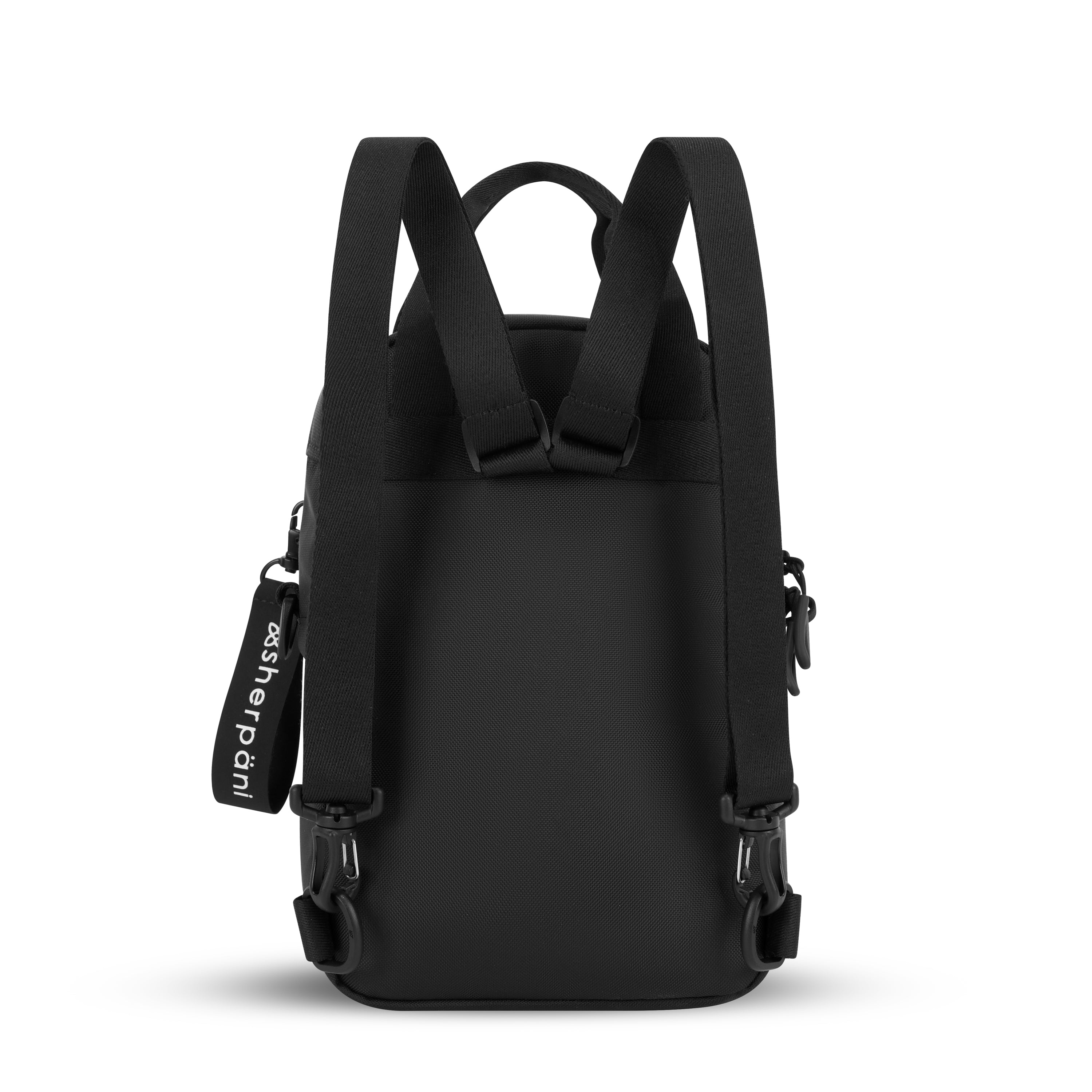 Sherpani Logan Mini Backpack/Crossbody raven