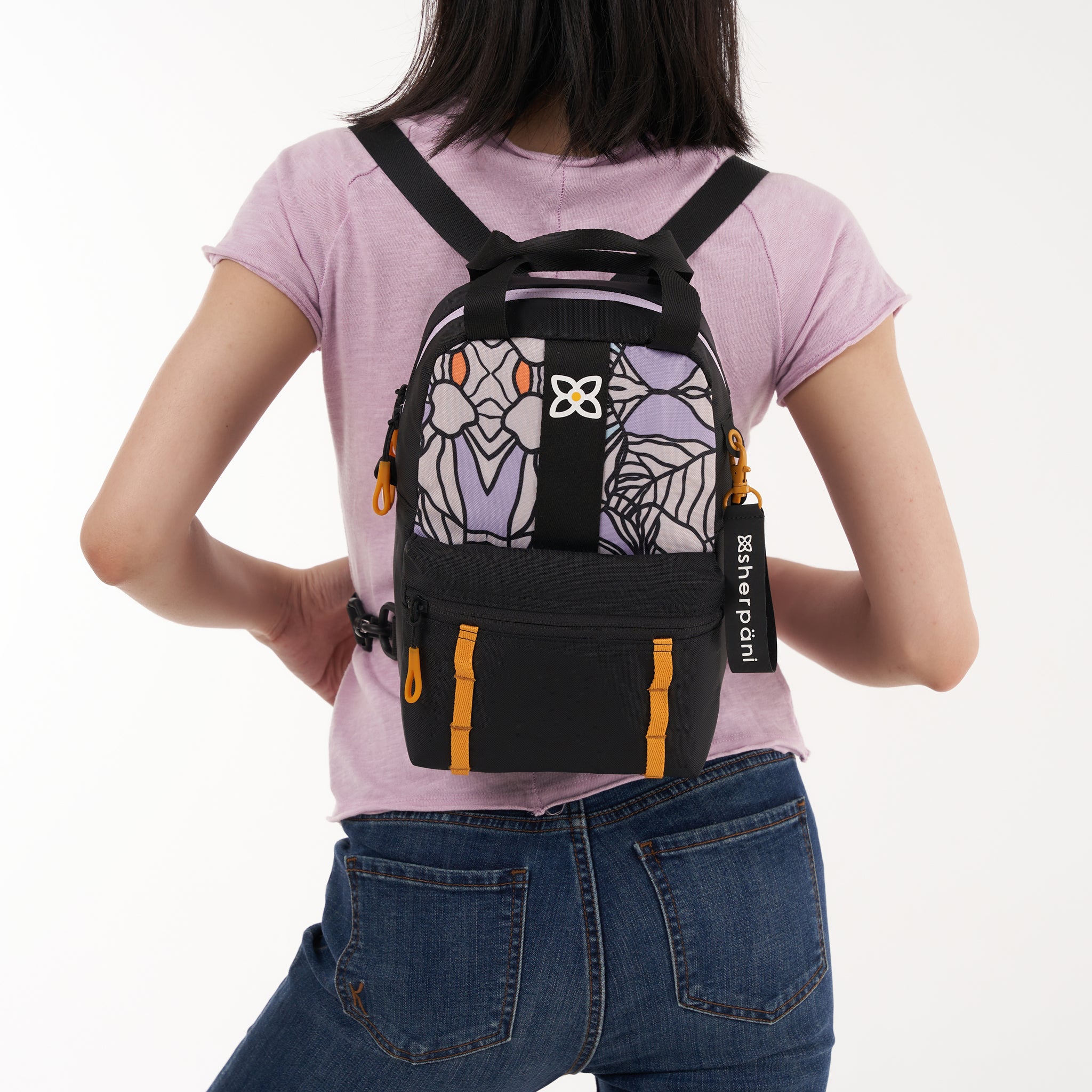Sherpani Logan Mini Backpack/ Crossbody bloom
