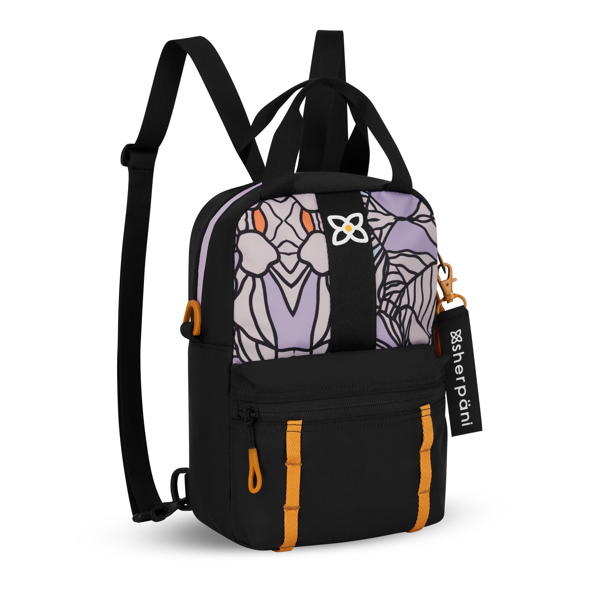 Sherpani Logan Mini Backpack/Crossbody bloom