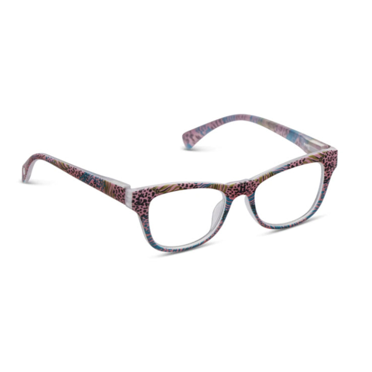 Peepers Lynx Blue Light Readers blue safari