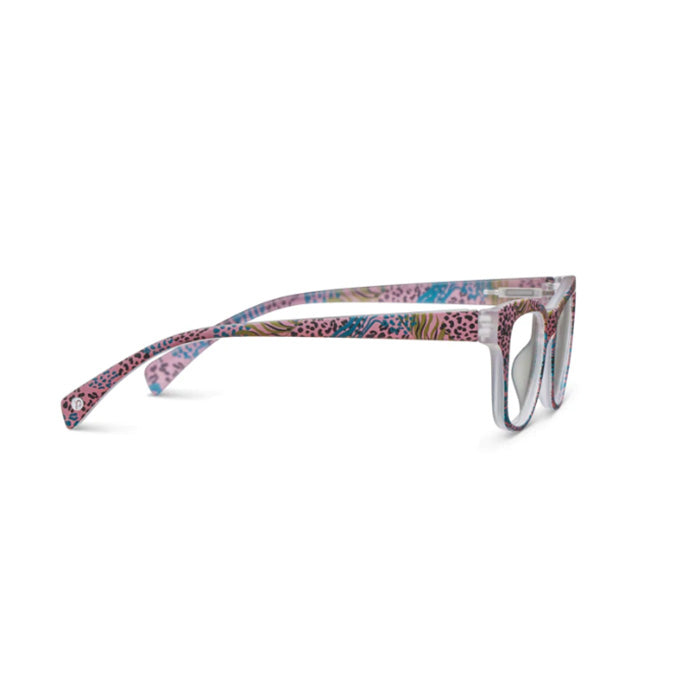 Peepers Lynx Blue Light Readers blue safari