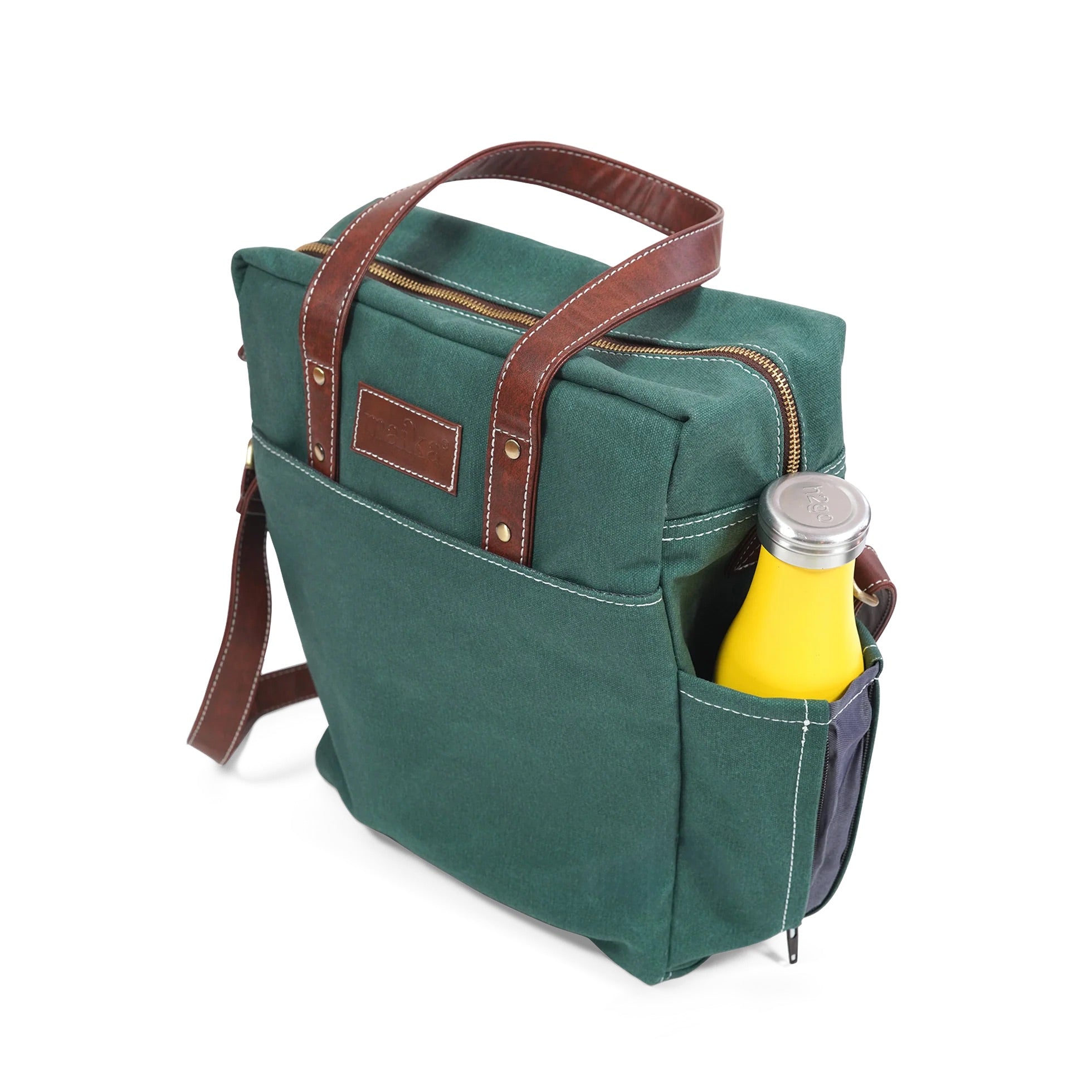 Maika Commuter Tote waxed hunter green