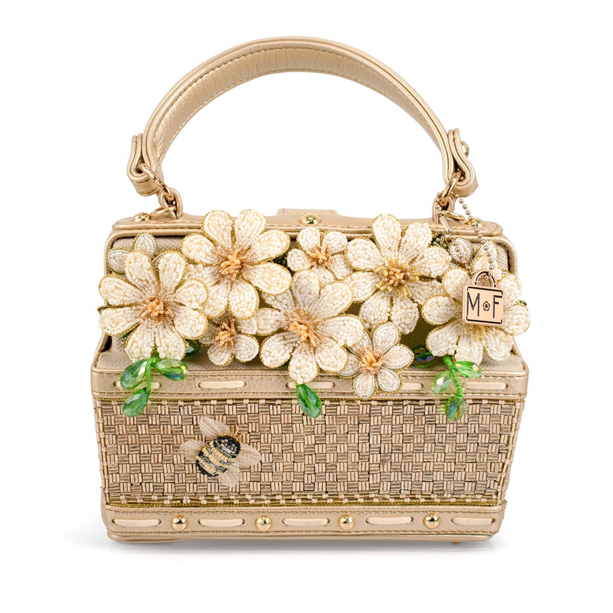 Mary Frances Basket of Sunshine Top Handle Handbag