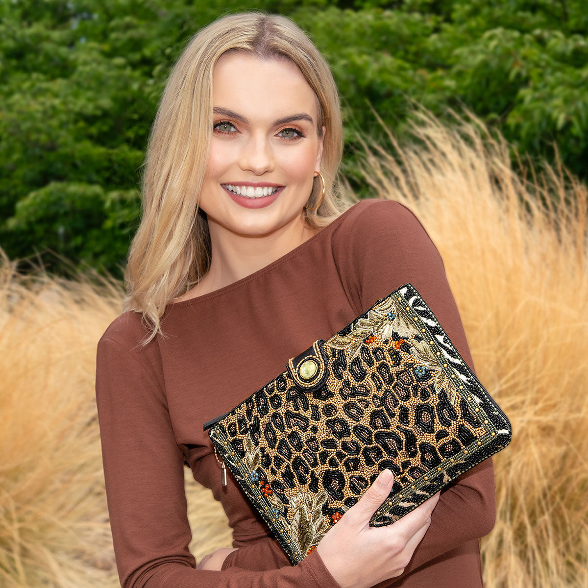 Mary Frances Untamed Crossbody Clutch