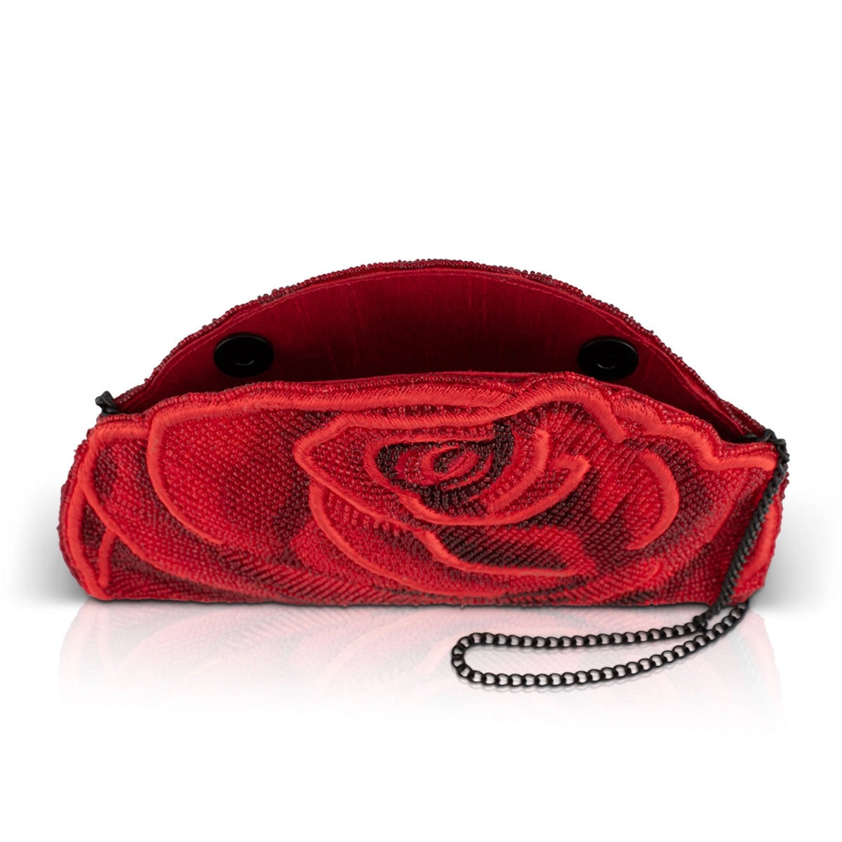 Mary Frances Petal Passion Crossbody Clutch Handbag