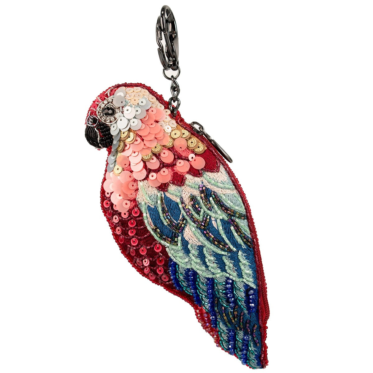 Mary Frances Rainforest Parrot Coin Purse