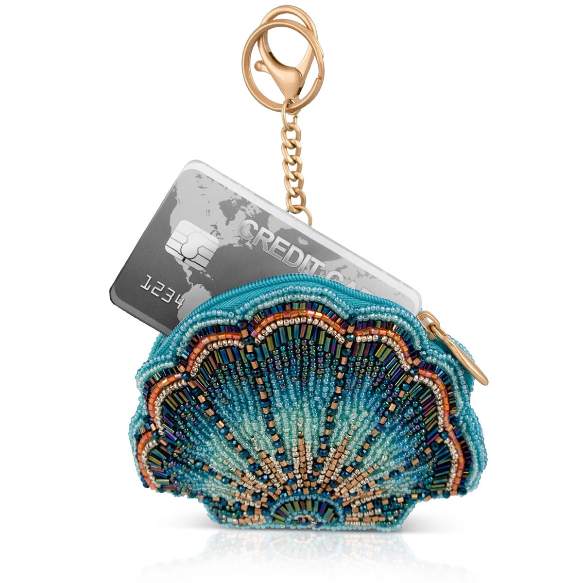 Mary Frances Blue Cove Coin Purse