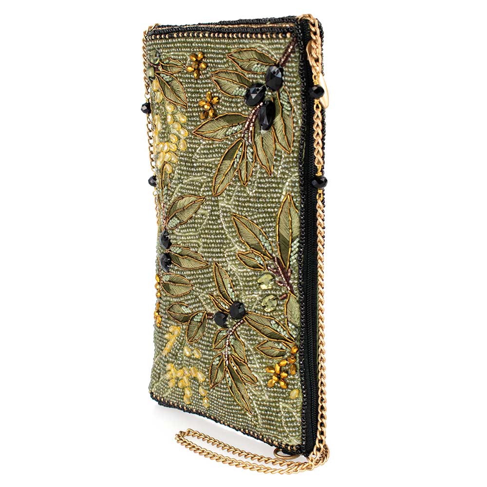 Mary Frances Olive Branch Crossbody Phone Bag