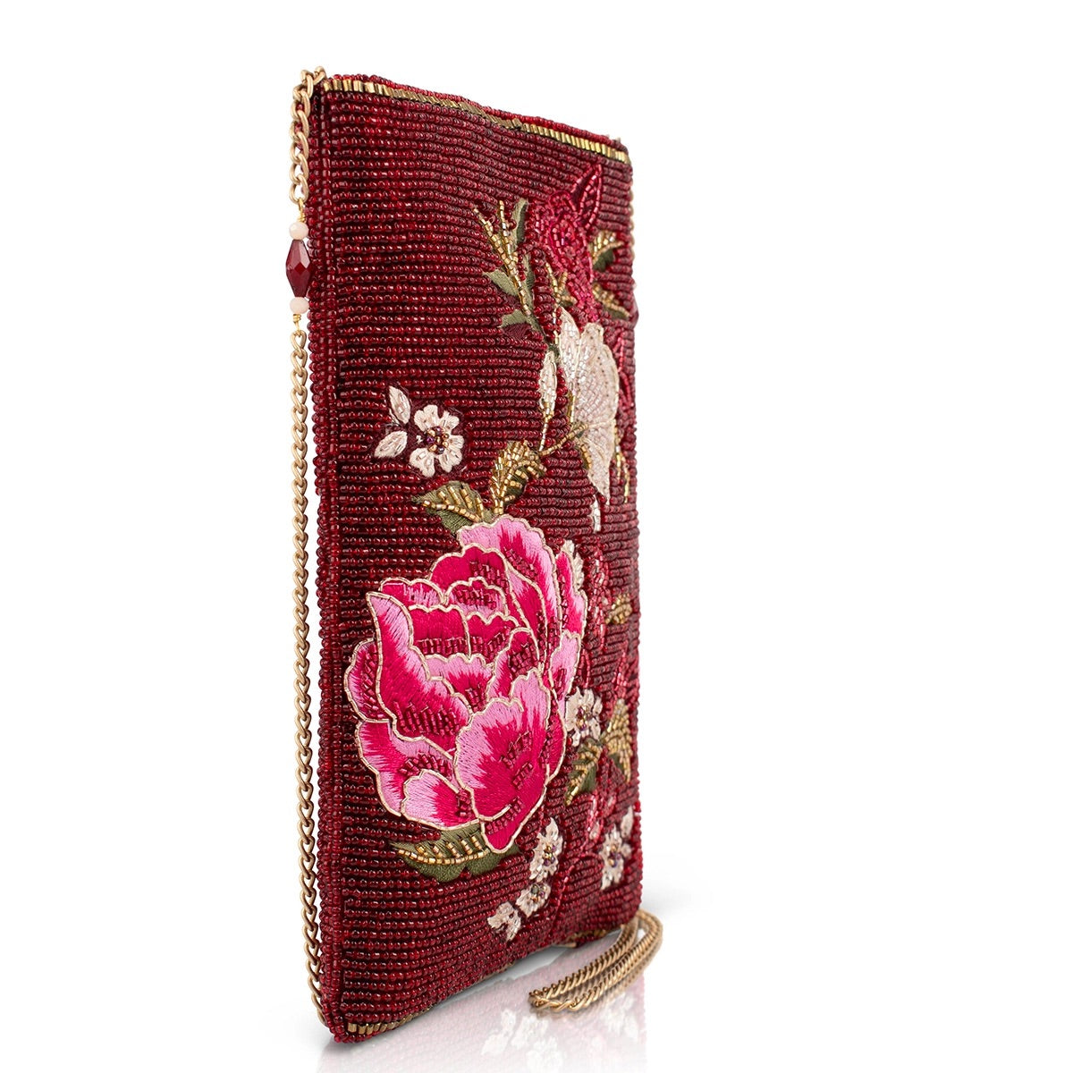 Mary Frances Eastern Bloom Crossbody Phone Bag