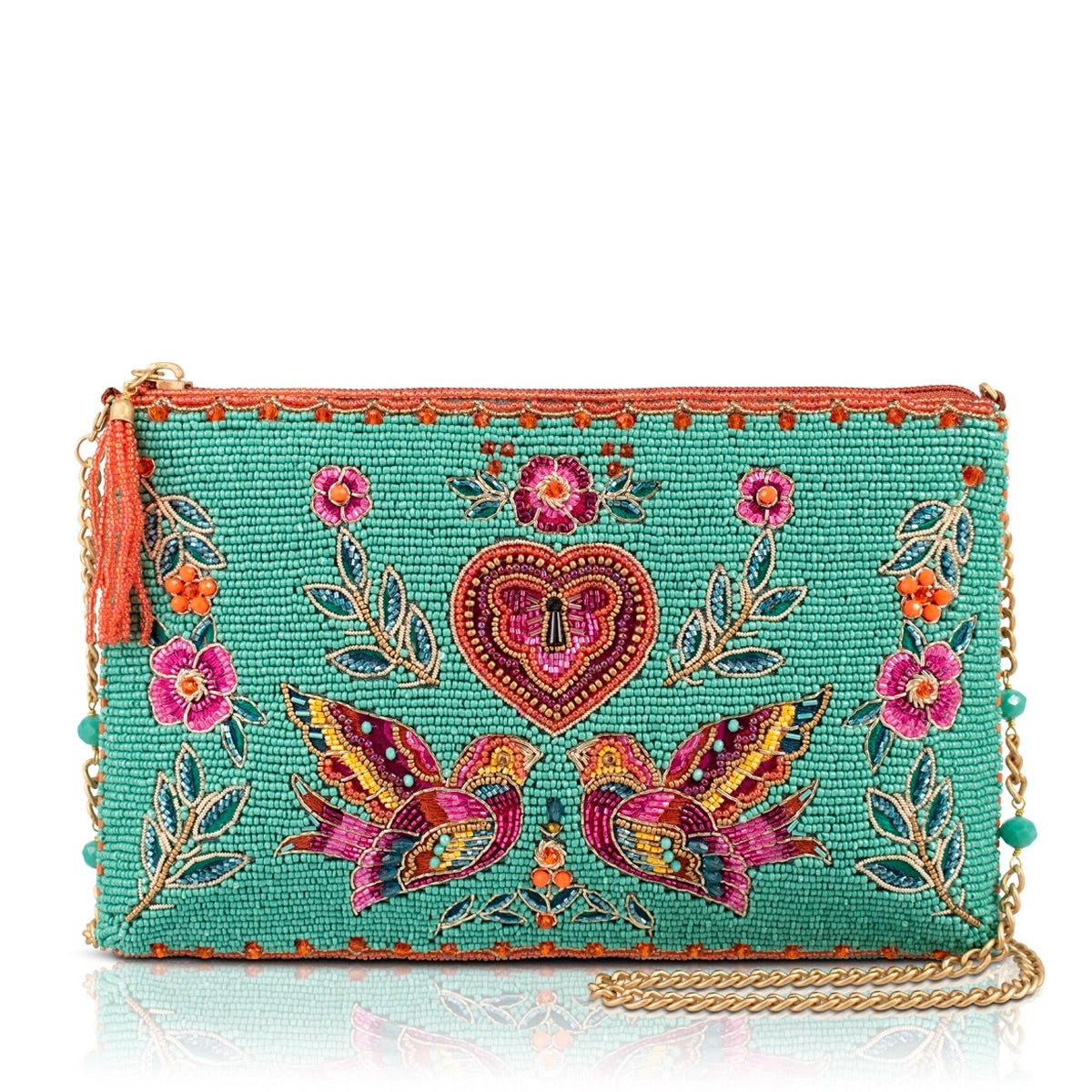 Mary Frances Two in Love Mini Crossbody Handbag