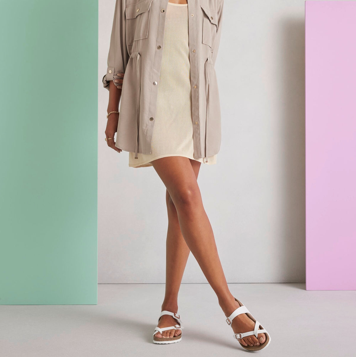 Birkenstock Mayari white Birko-Flor