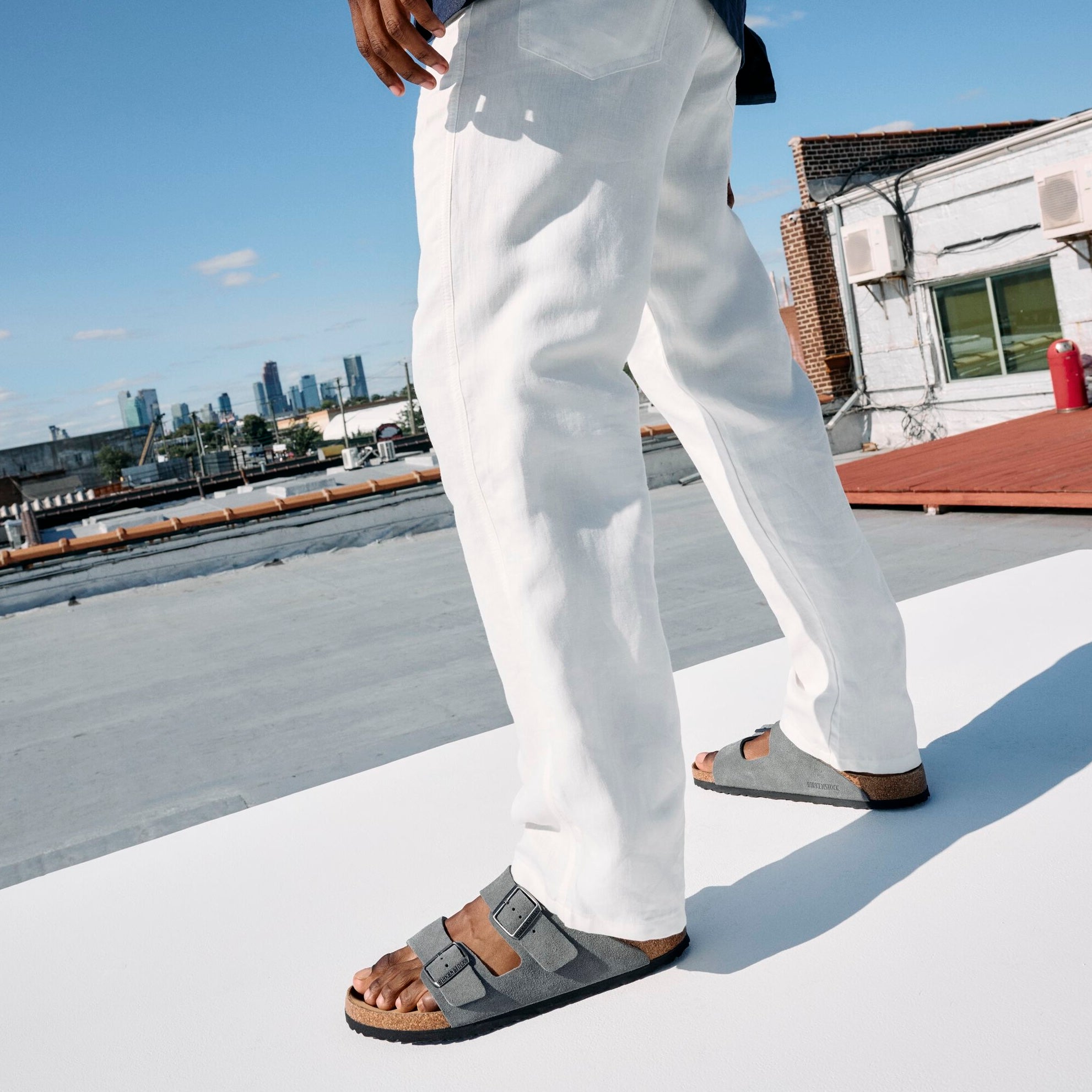 Birkenstock Arizona Soft Footbed basalt gray suede