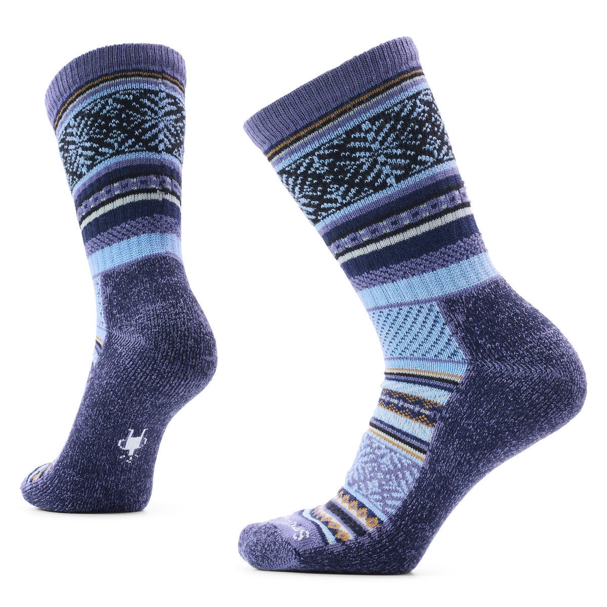 Smartwool Everyday Light Cushion Cozy Fair Isle Sweater Crew nightfall blue