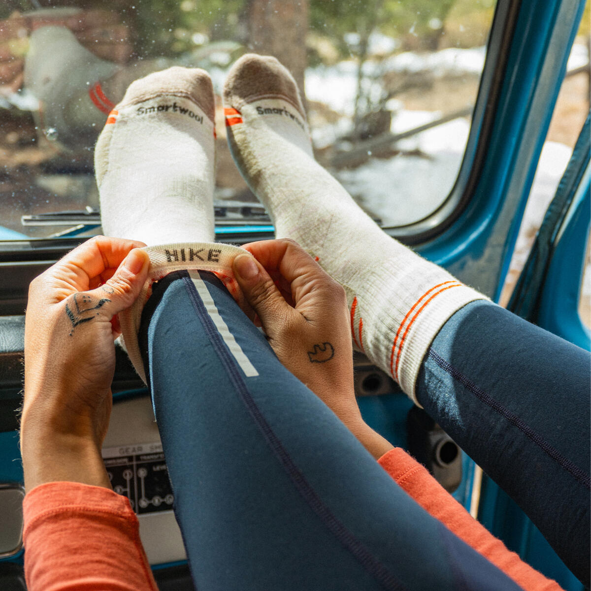 Smartwool Women's Hike Targeted Cushion Mid Crew moonbeam
