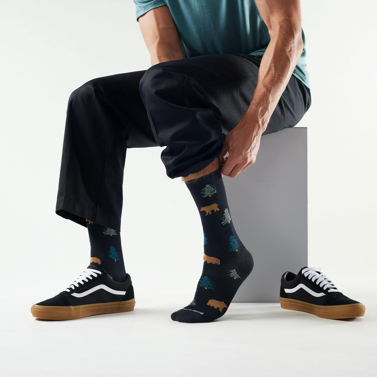 Smartwool Everyday Through the Trees Crew black