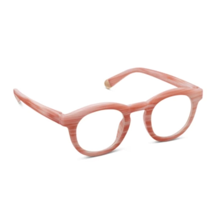 Peepers Stardust Blue Light Readers pink horn